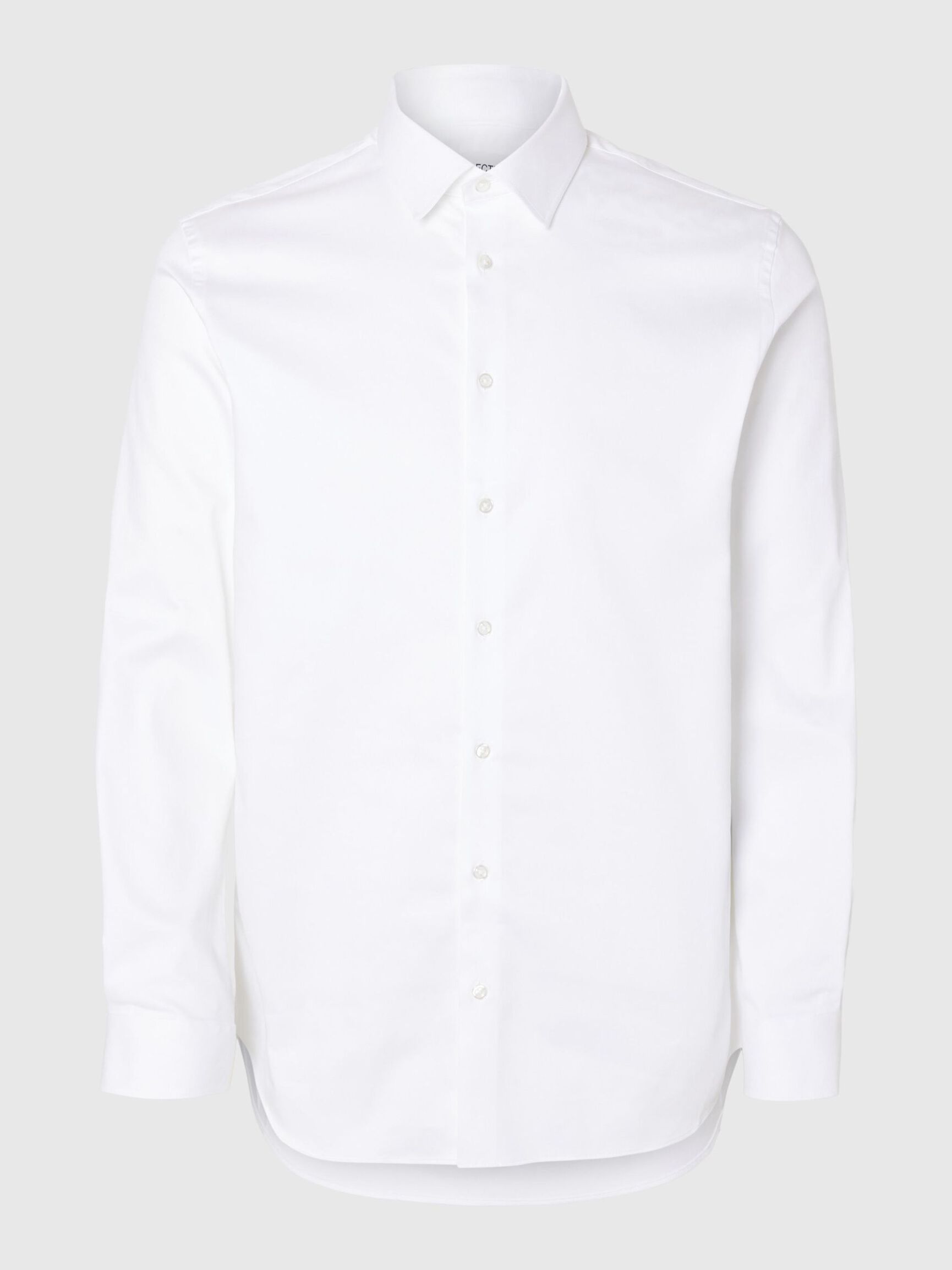 SLIM FIT OVERHEMD, Bright White, highres