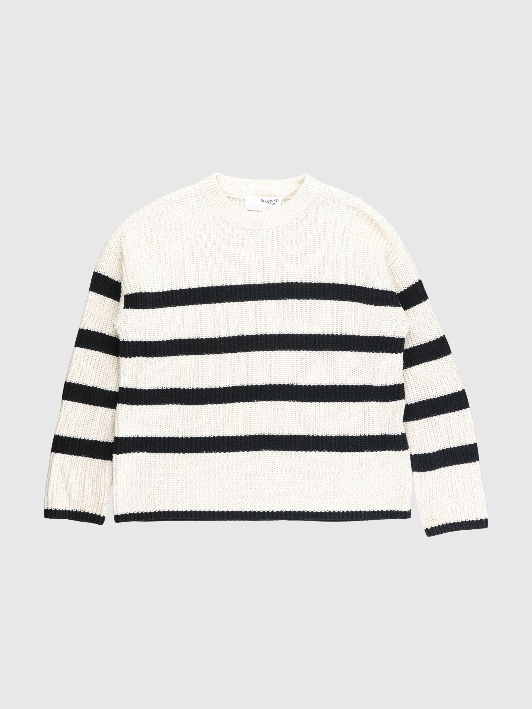 STRIPED KNITTED JUMPER