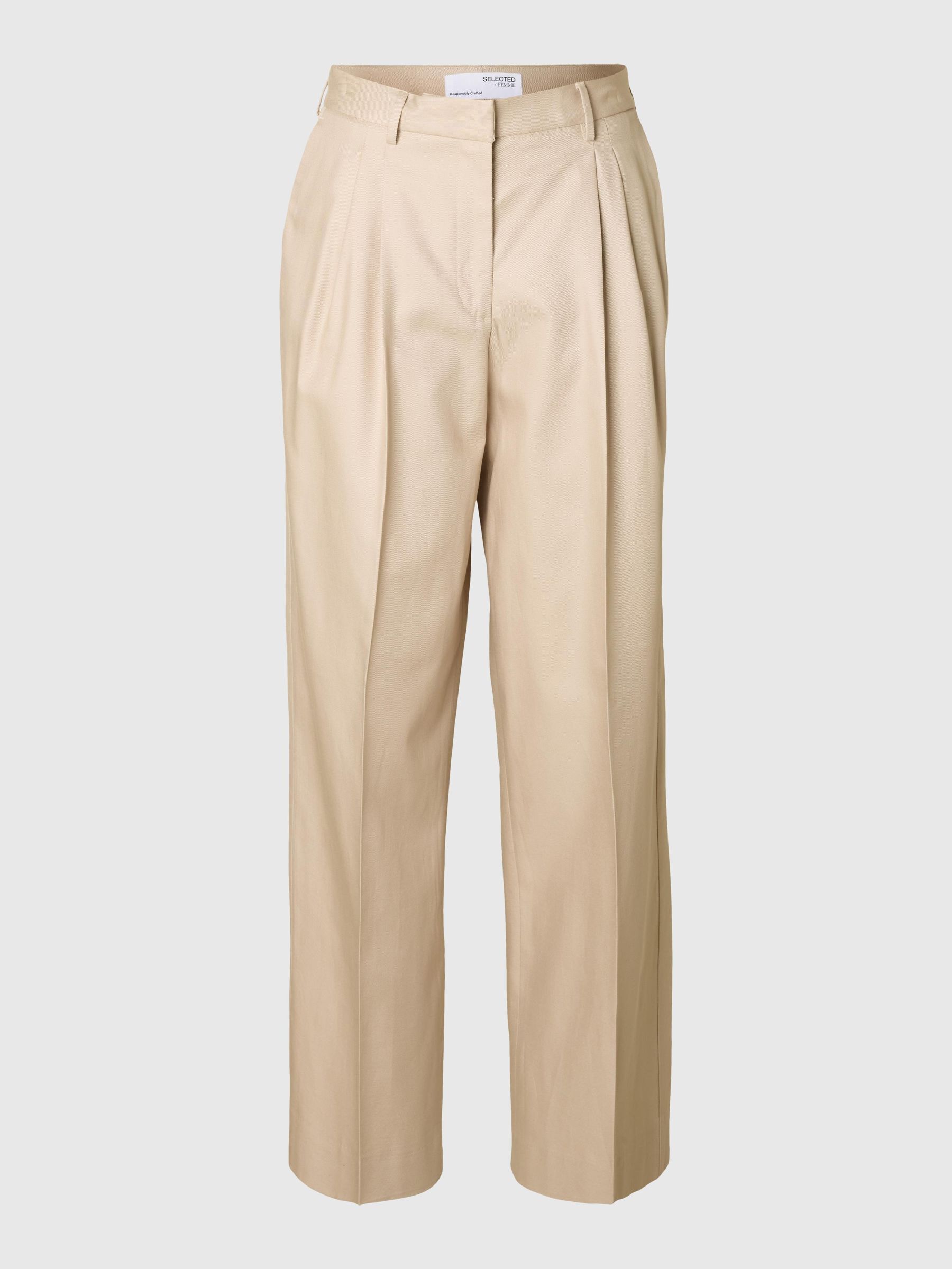 EXTRA WIDE LEG HIGH WAISTED TROUSERS