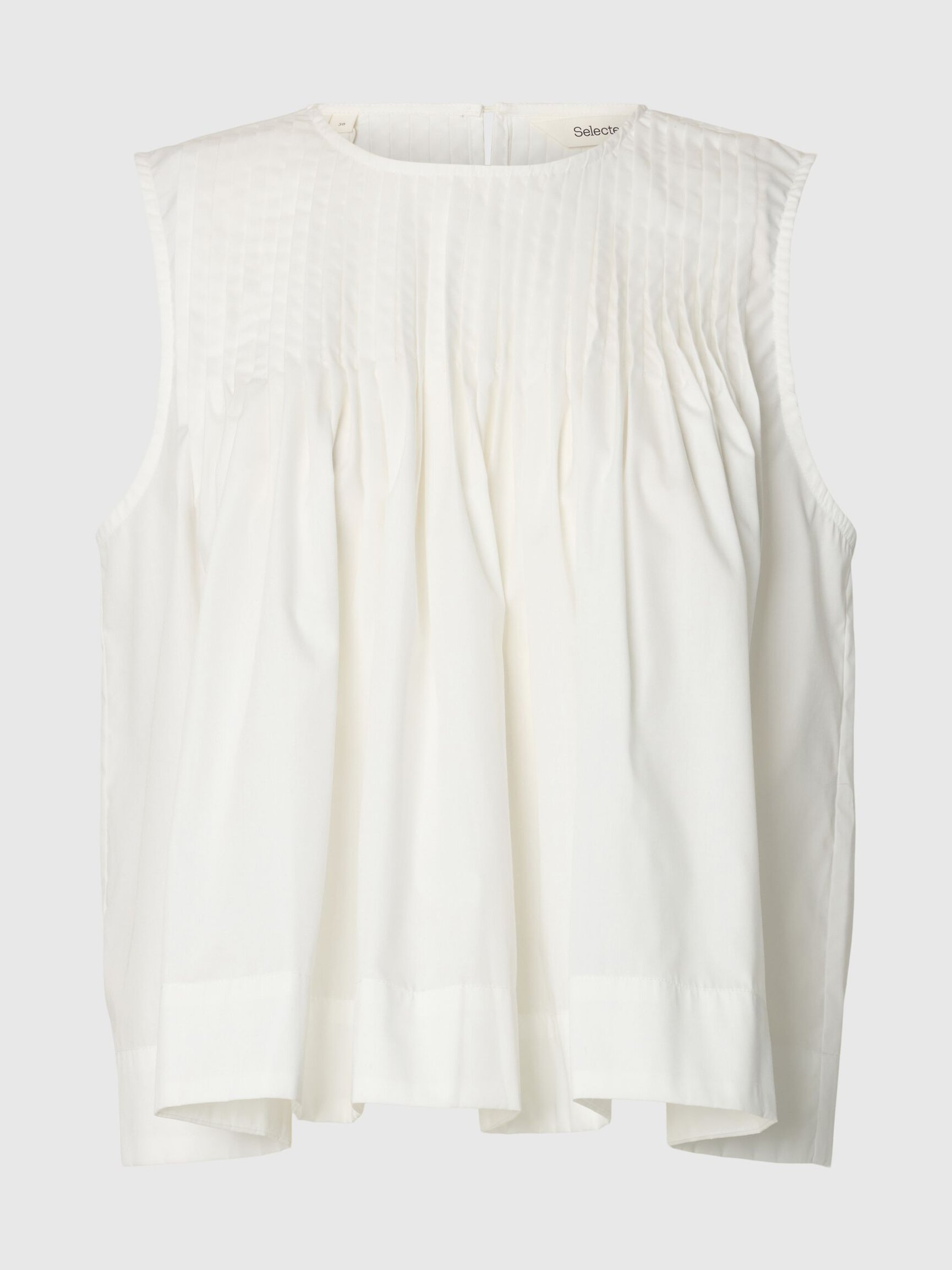 PLEATED SLEEVELESS TOP