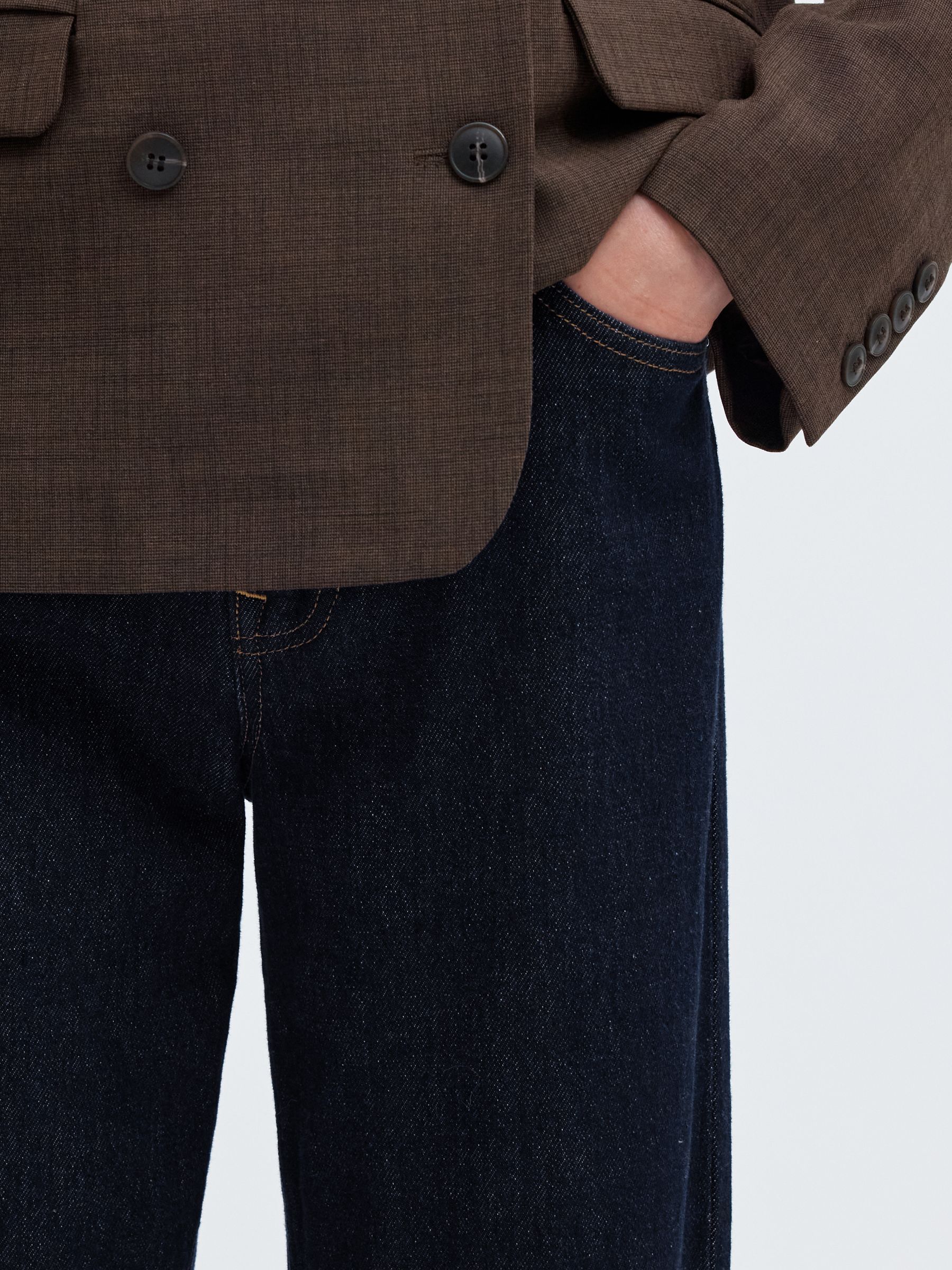 HIGH WAISTED WIDE LEG JEANS