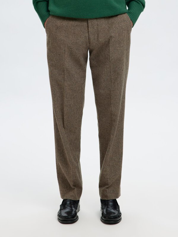 Straight-Leg Trousers
