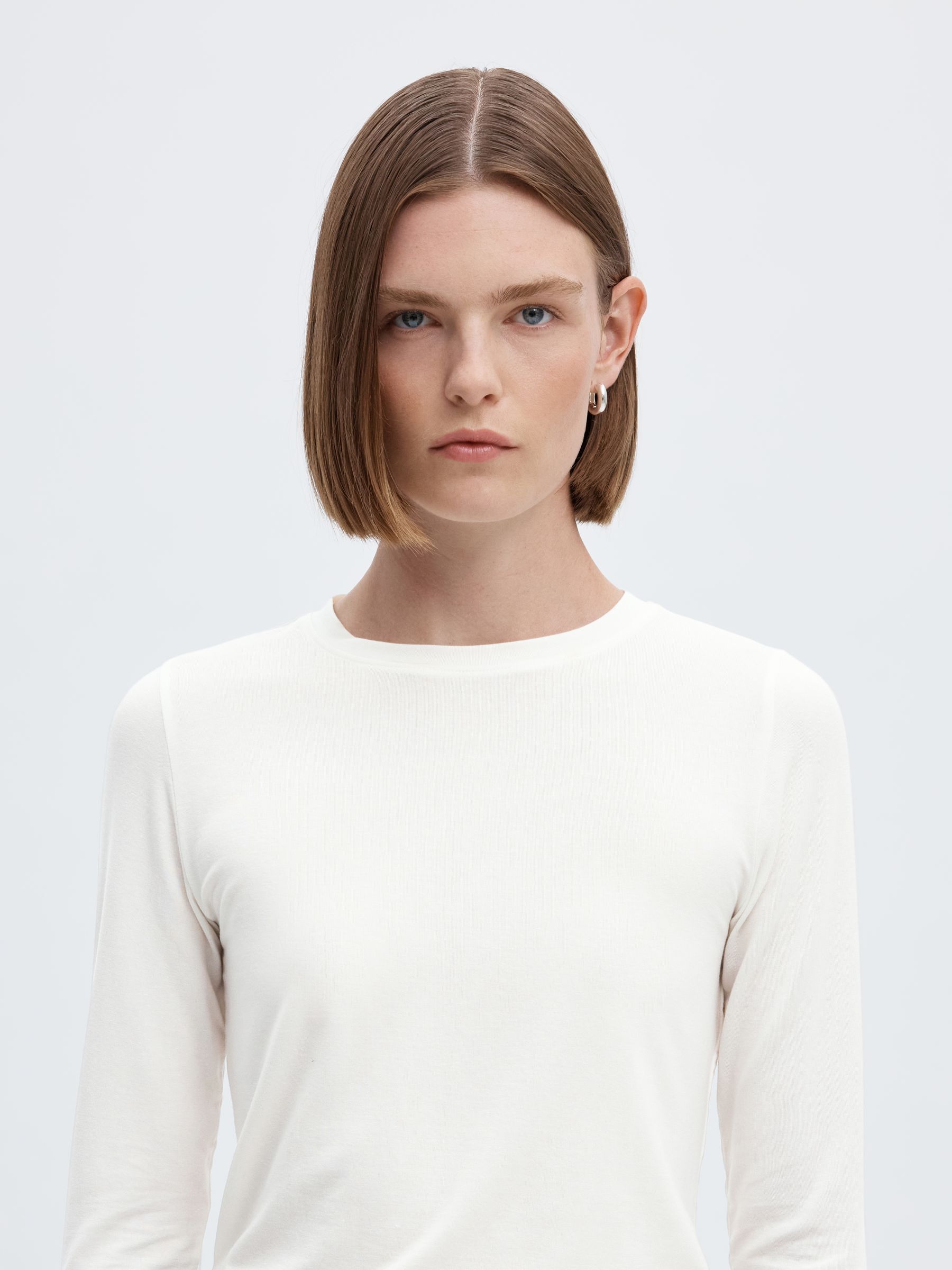 BASIC LANGARMSHIRT
