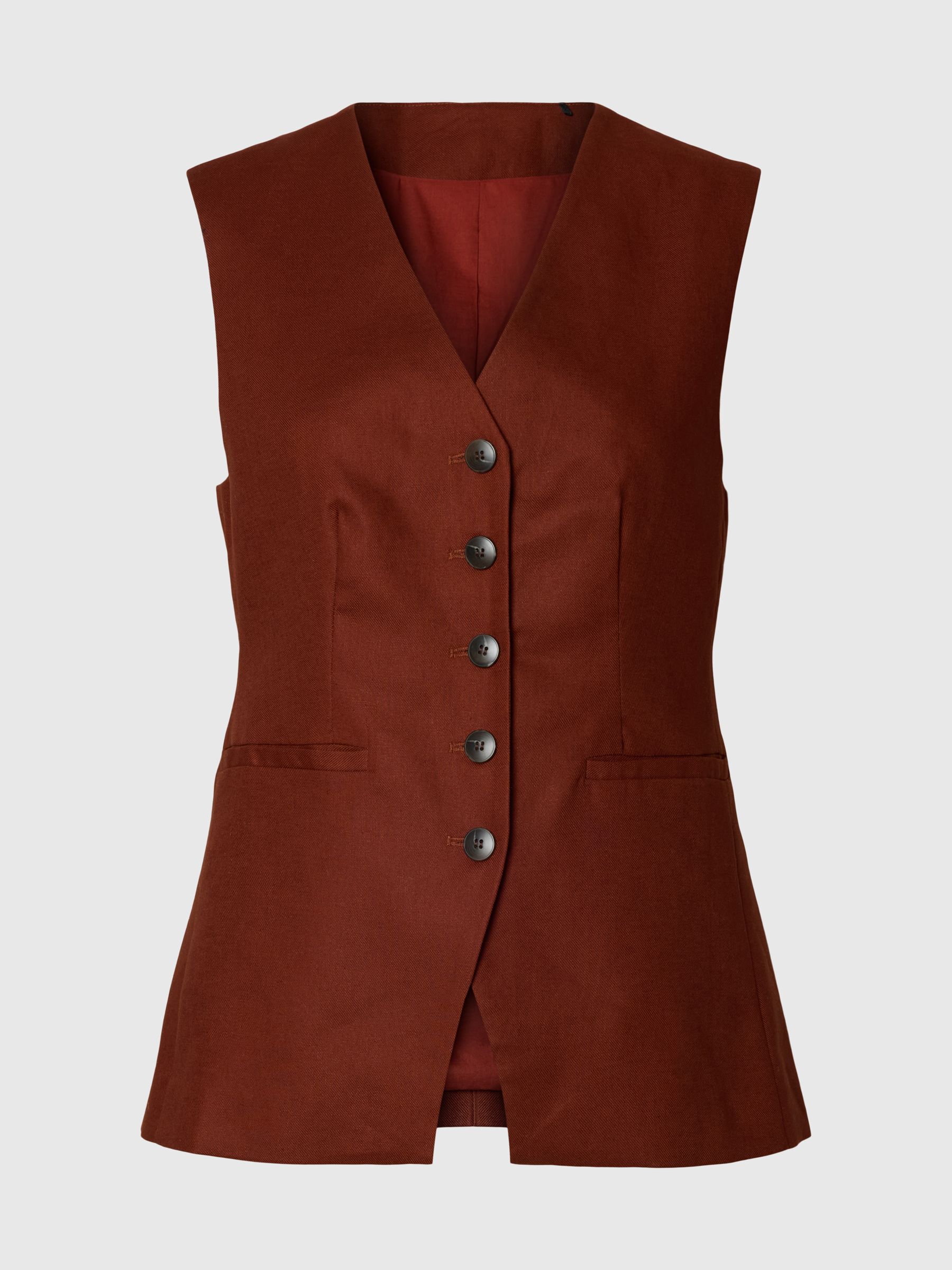 LINEN BLEND VEST