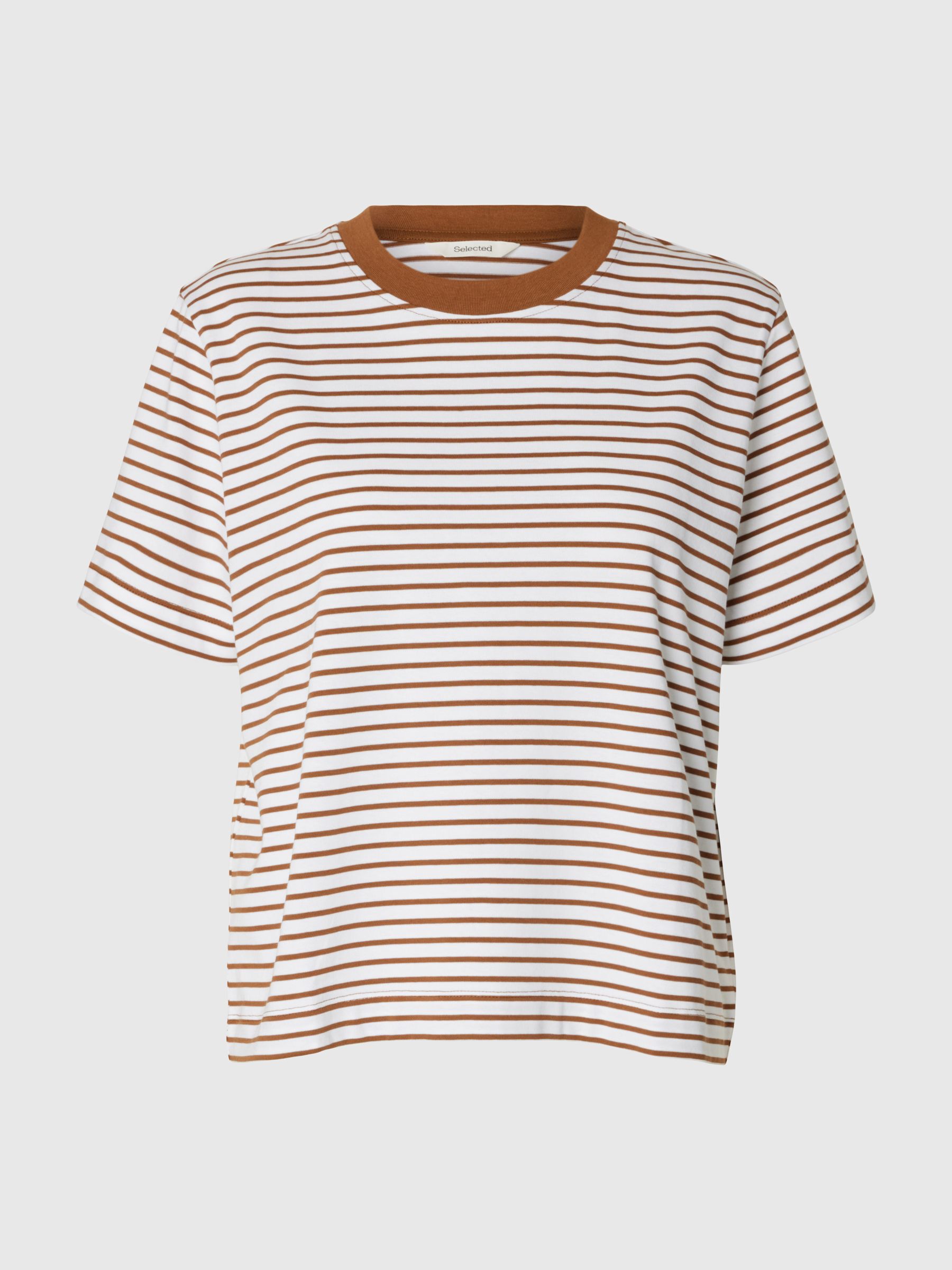 STRIPED BOXY FIT T-SHIRT