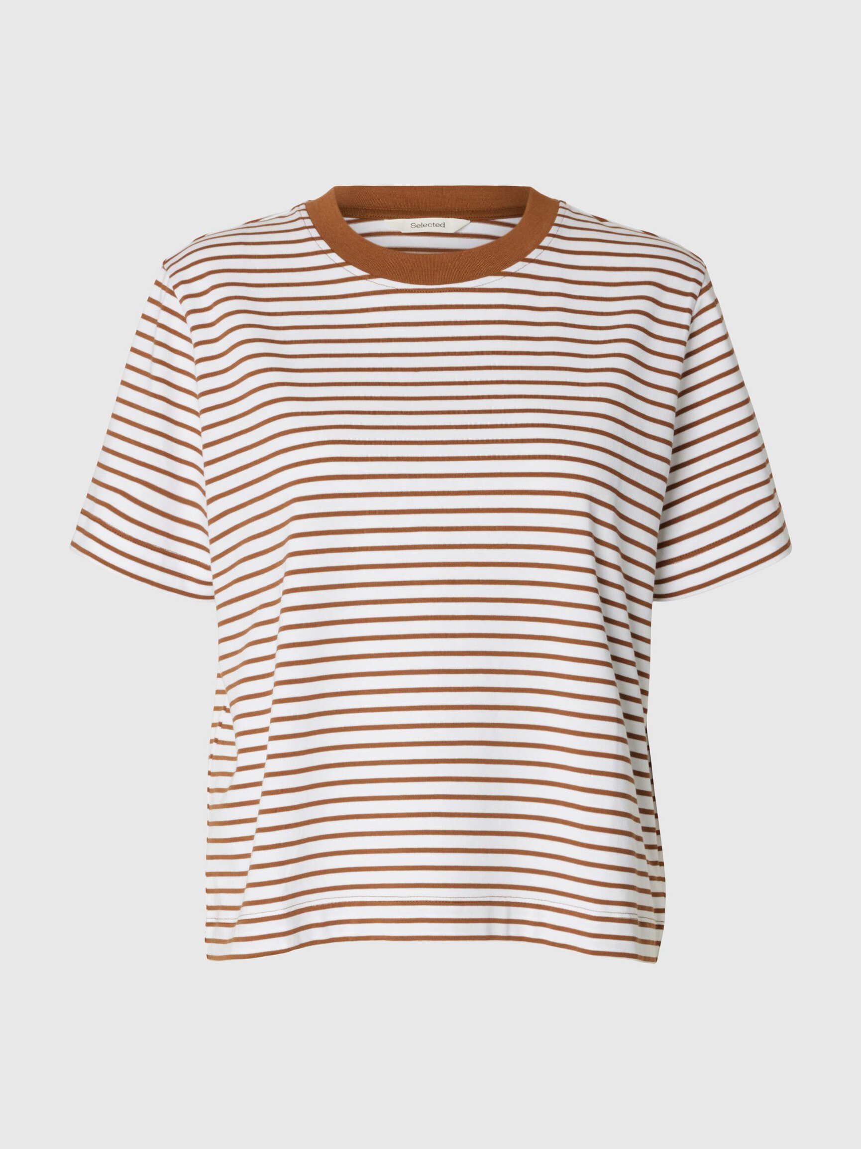 STRIPED BOXY FIT T-SHIRT
