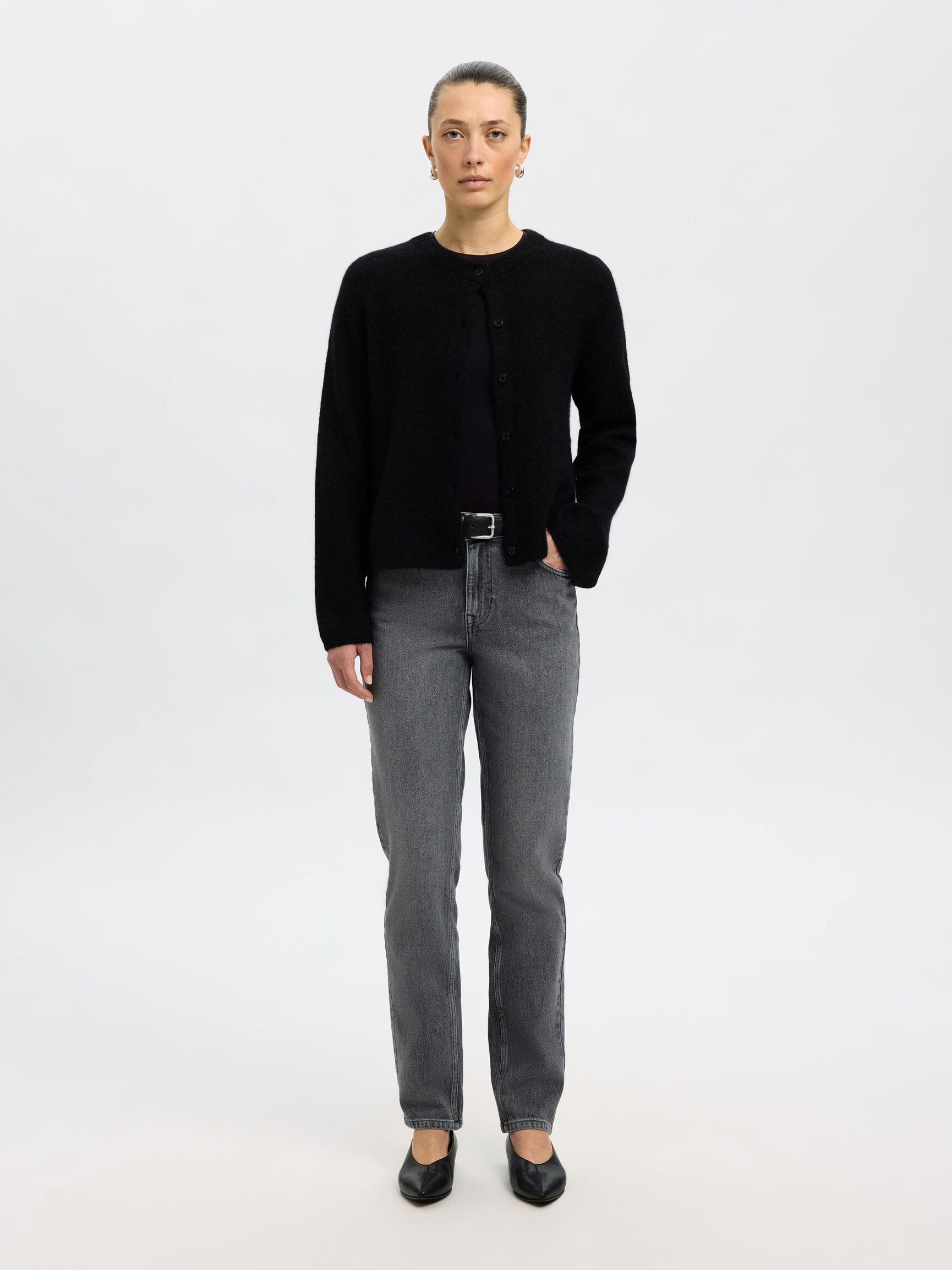 ULDBLANDING STRIKKET CARDIGAN