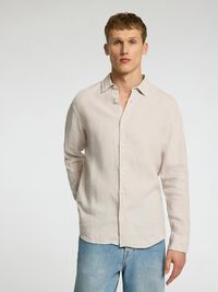 100% LINEN SHIRT, Pure Cashmere, highres