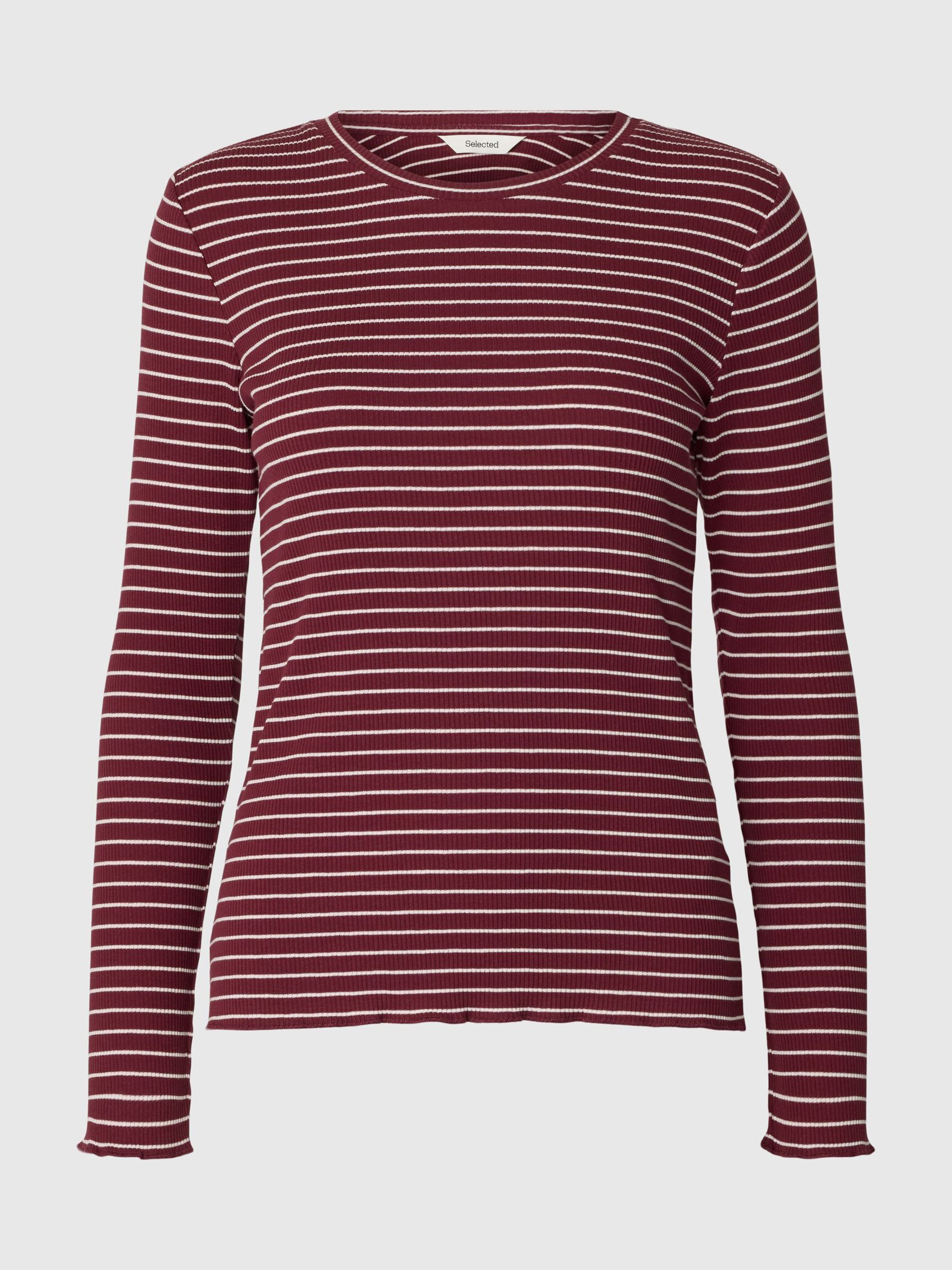 STRIPED LONG-SLEEVED T-SHIRT