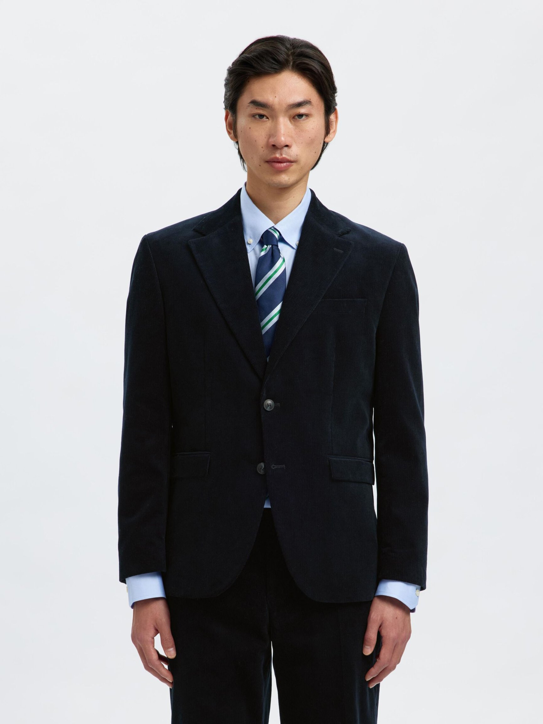 REGULAR FIT CORDUROY BLAZER