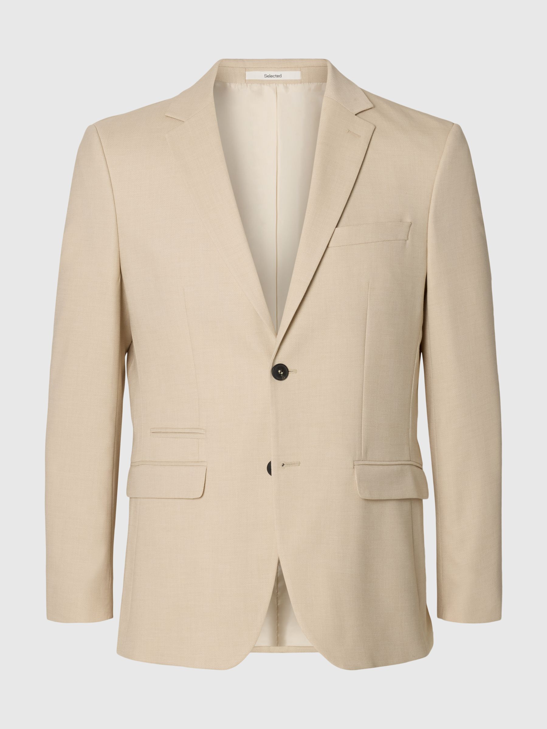 WOVEN WOOL BLEND BLAZER