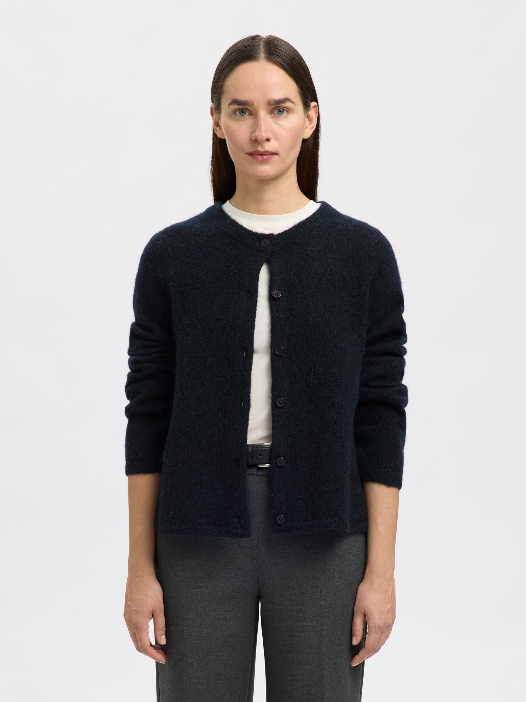 ULDBLANDING STRIKKET CARDIGAN