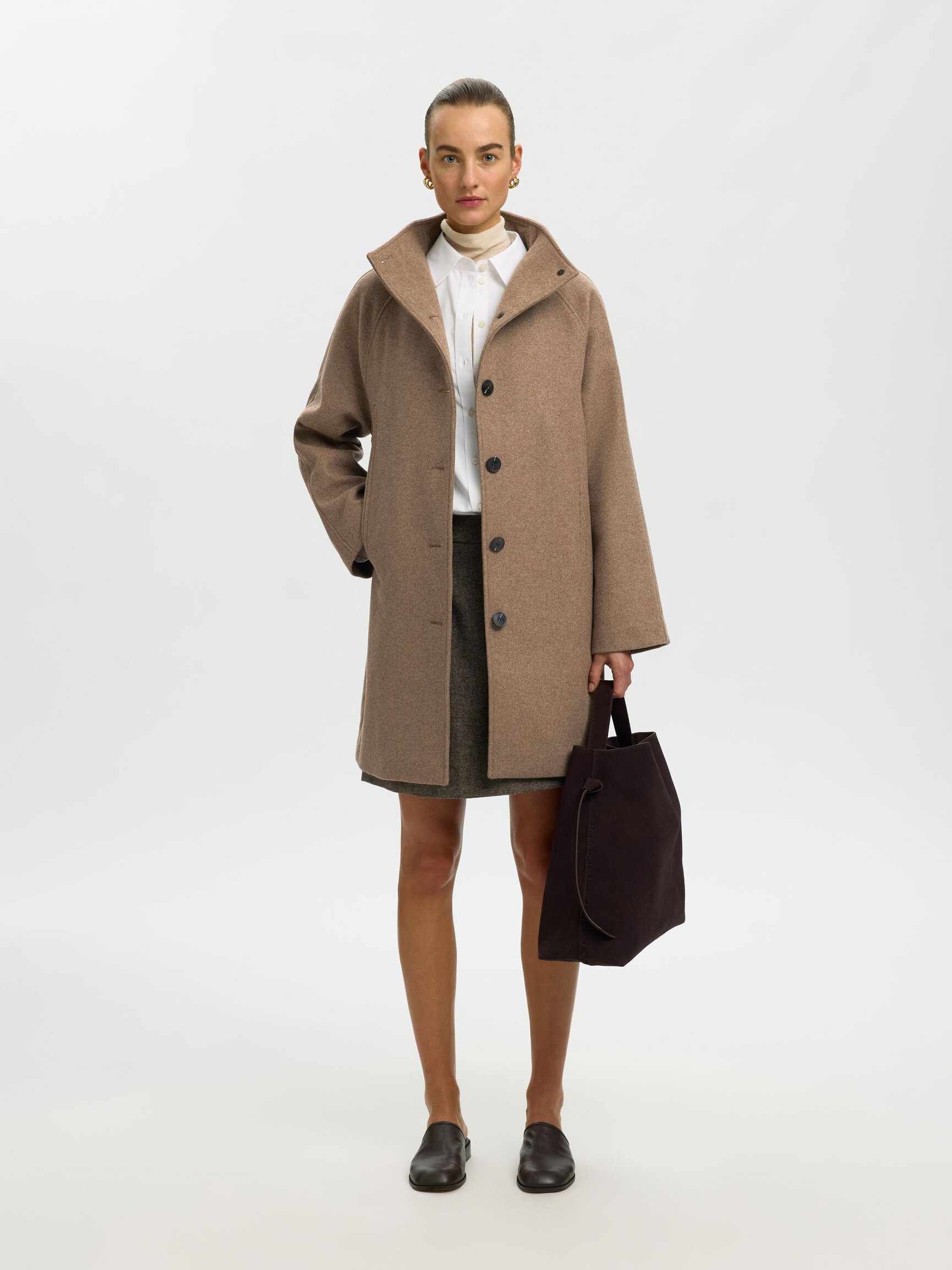 WOOL BLEND COAT