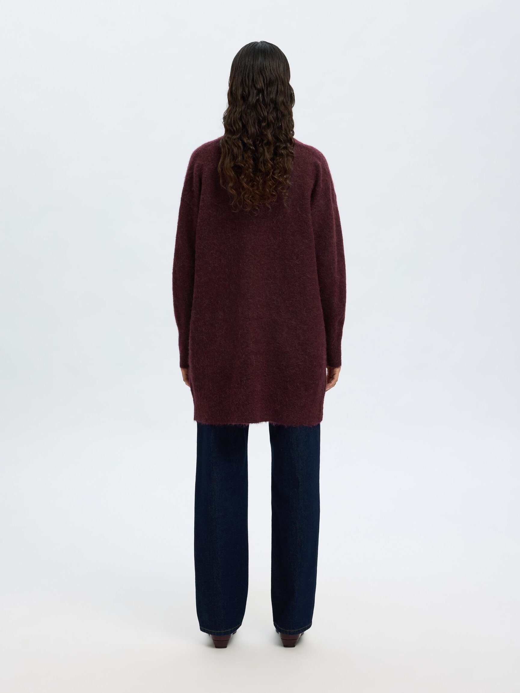 LONG KNITTED CARDIGAN