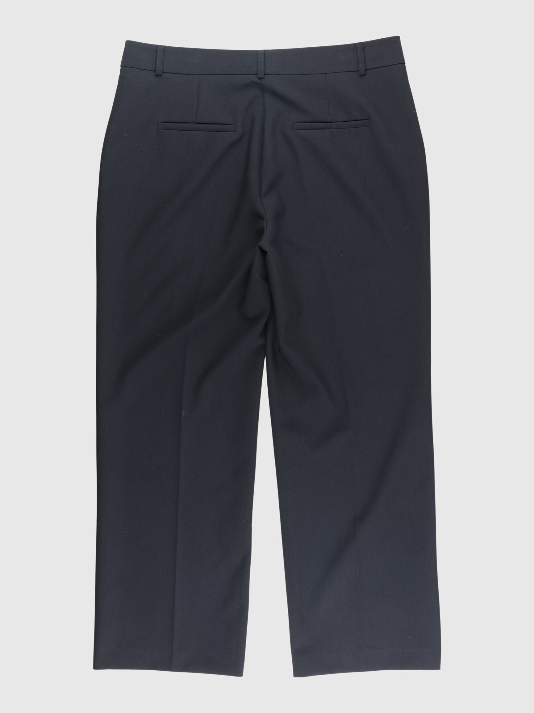 MID-WAIST WIDE-LEG TROUSERS