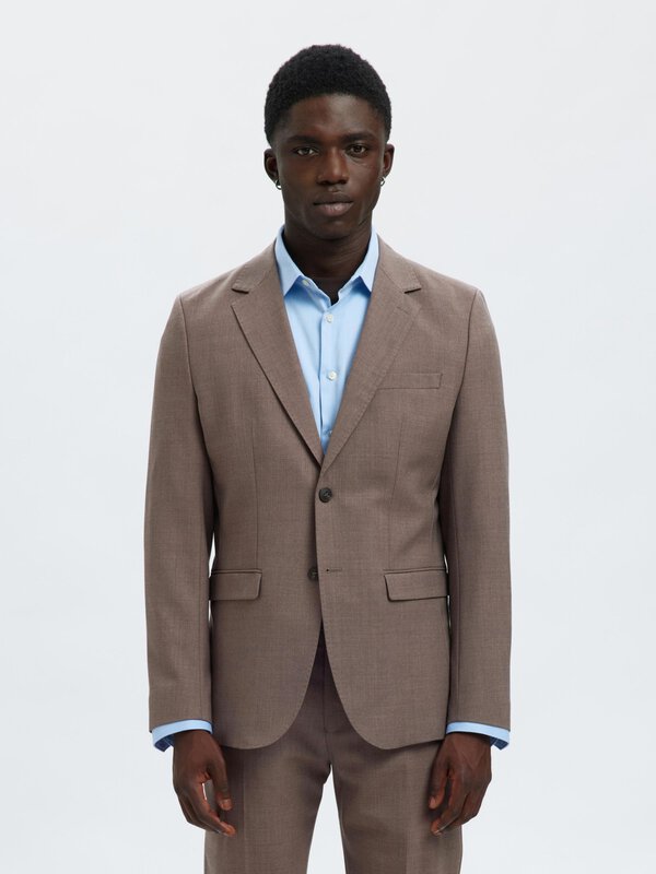 Wool Blend Blazer