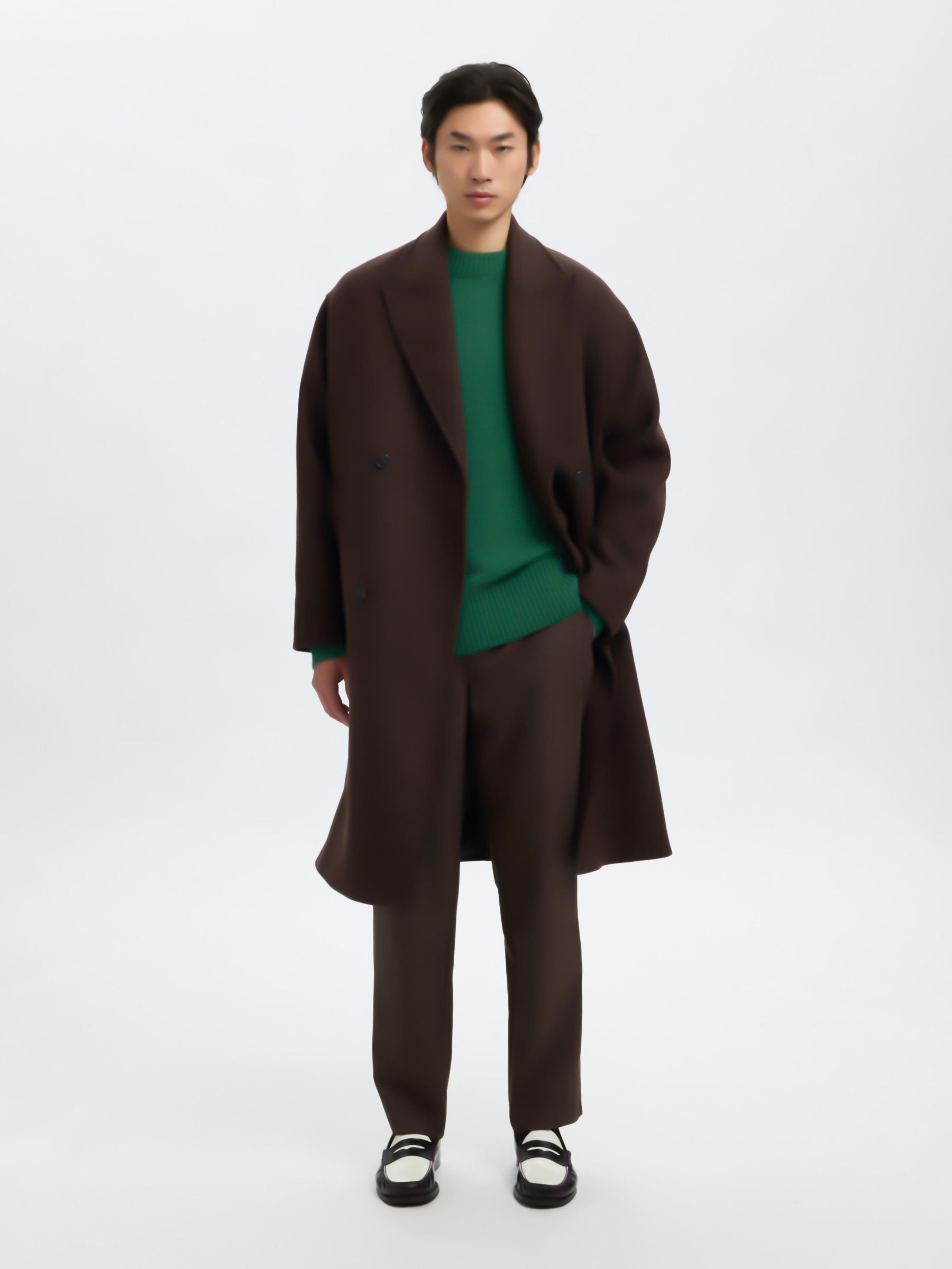 CASHMERE BLEND KNITTED PULLOVER