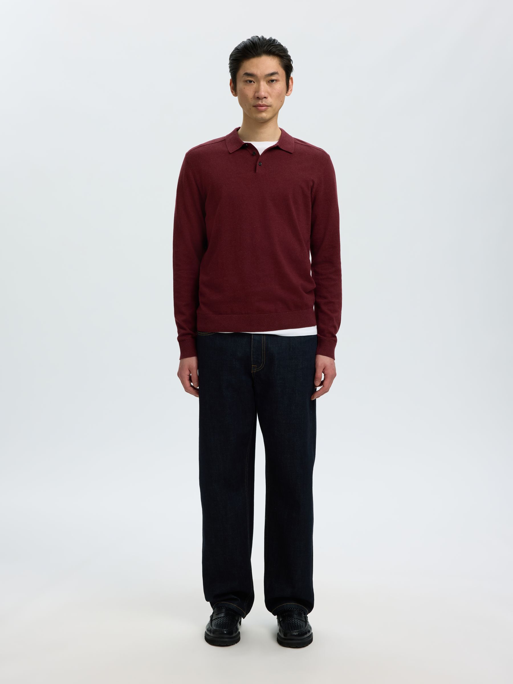 MANCHES LONGUES EN MAILLE POLO