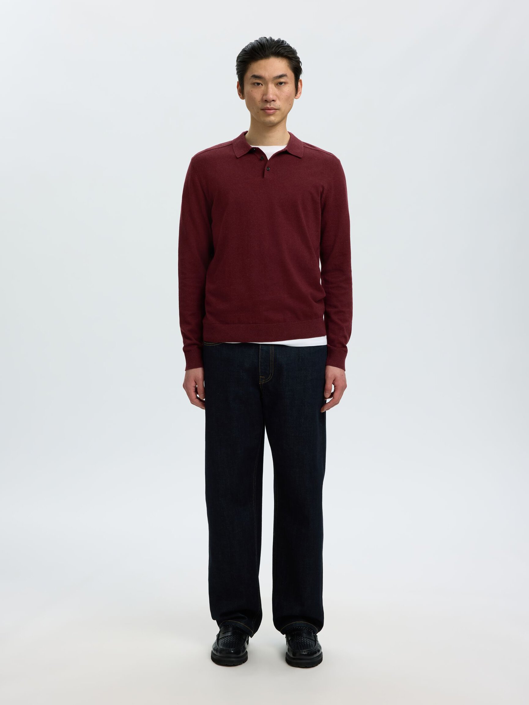 MANCHES LONGUES EN MAILLE POLO