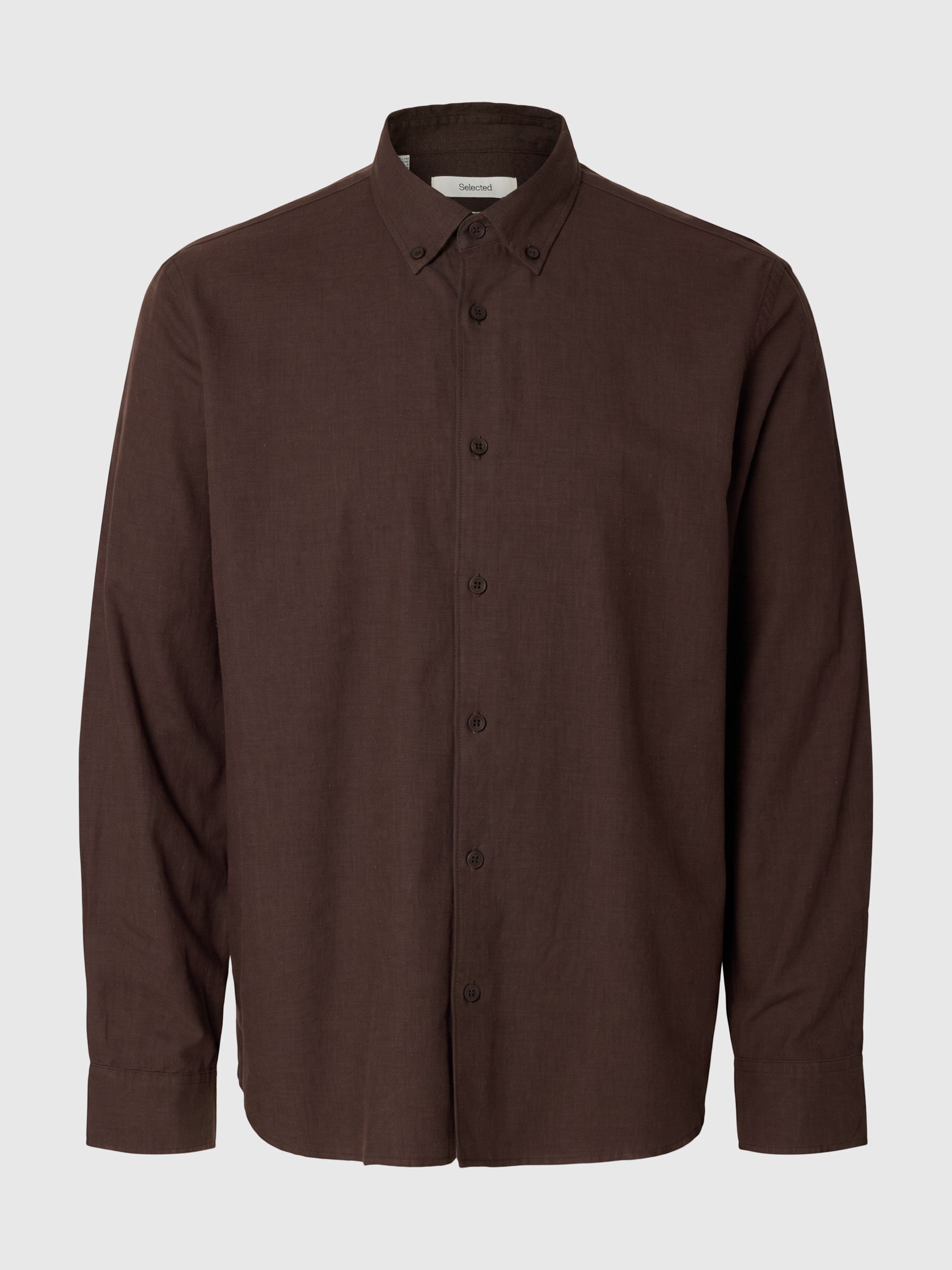 COTON CHEMISE À MANCHES LONGUES