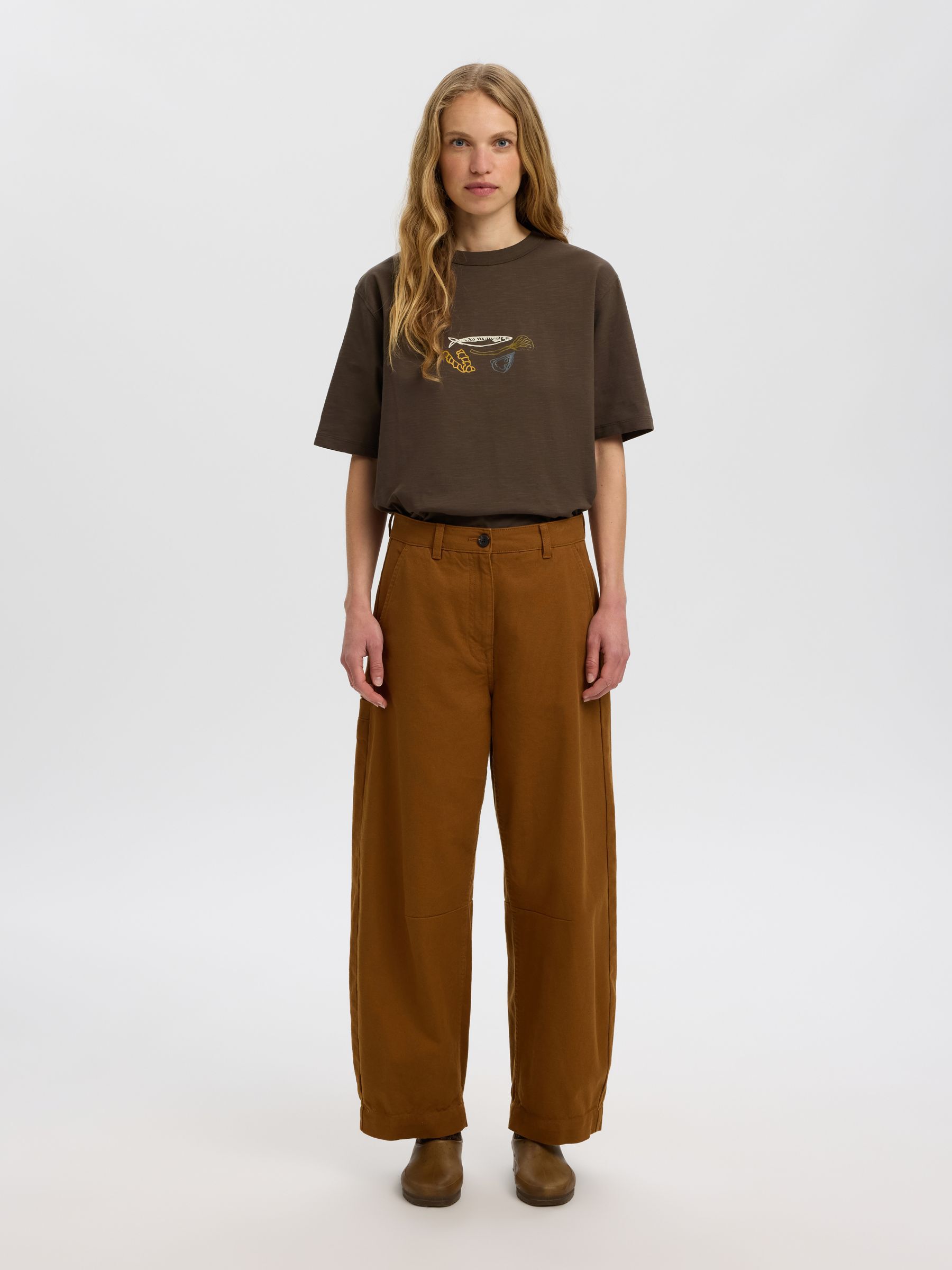 PRINT ØKOLOGISK BOMULD T-SHIRT