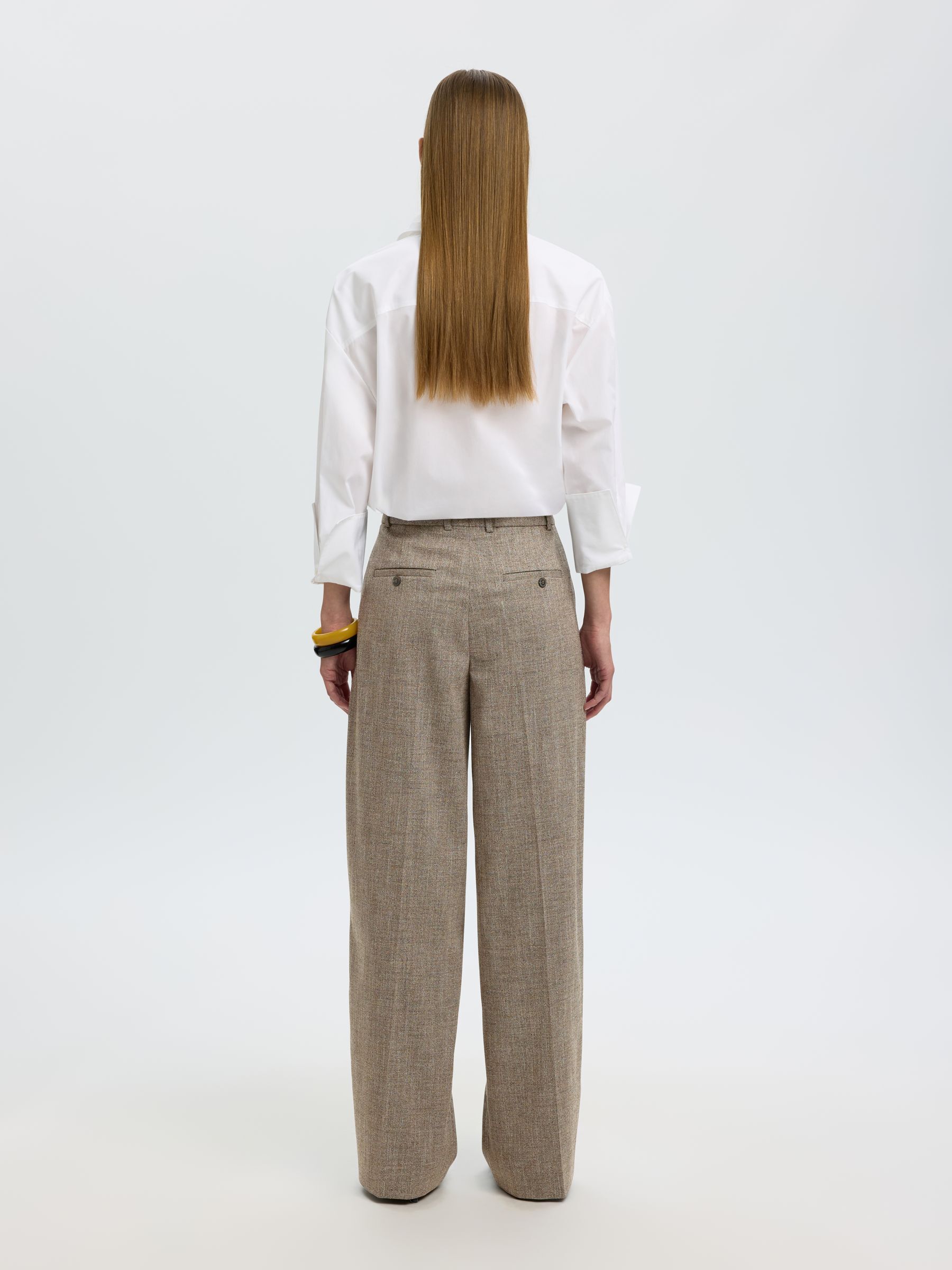 TAILLEUR PANTALON À JAMBE AMPLE
