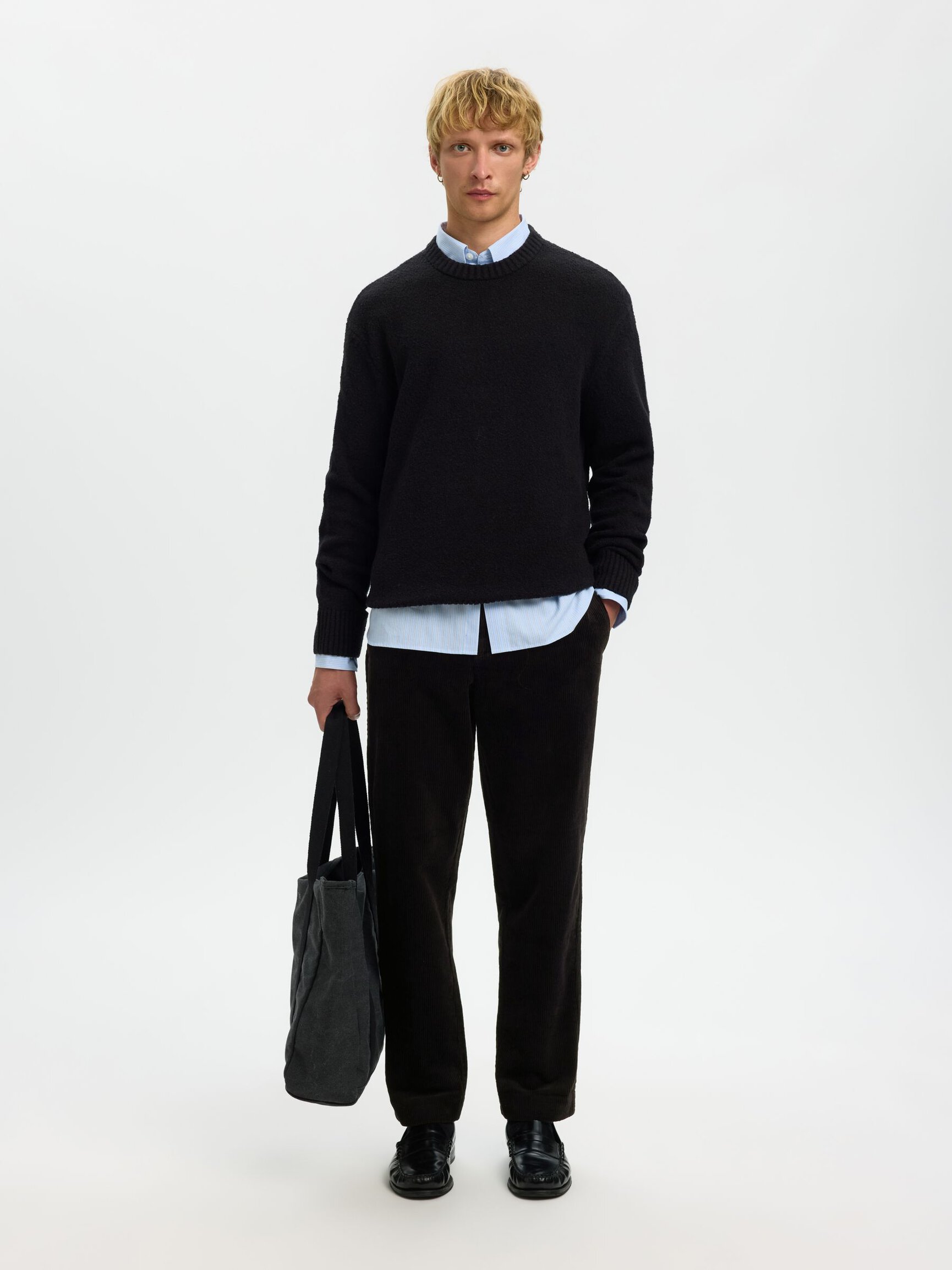 CORDUROY REGULAR FIT TROUSERS