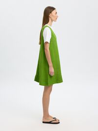 100% LINEN SLEEVELESS DRESS, Spindle Tree, highres