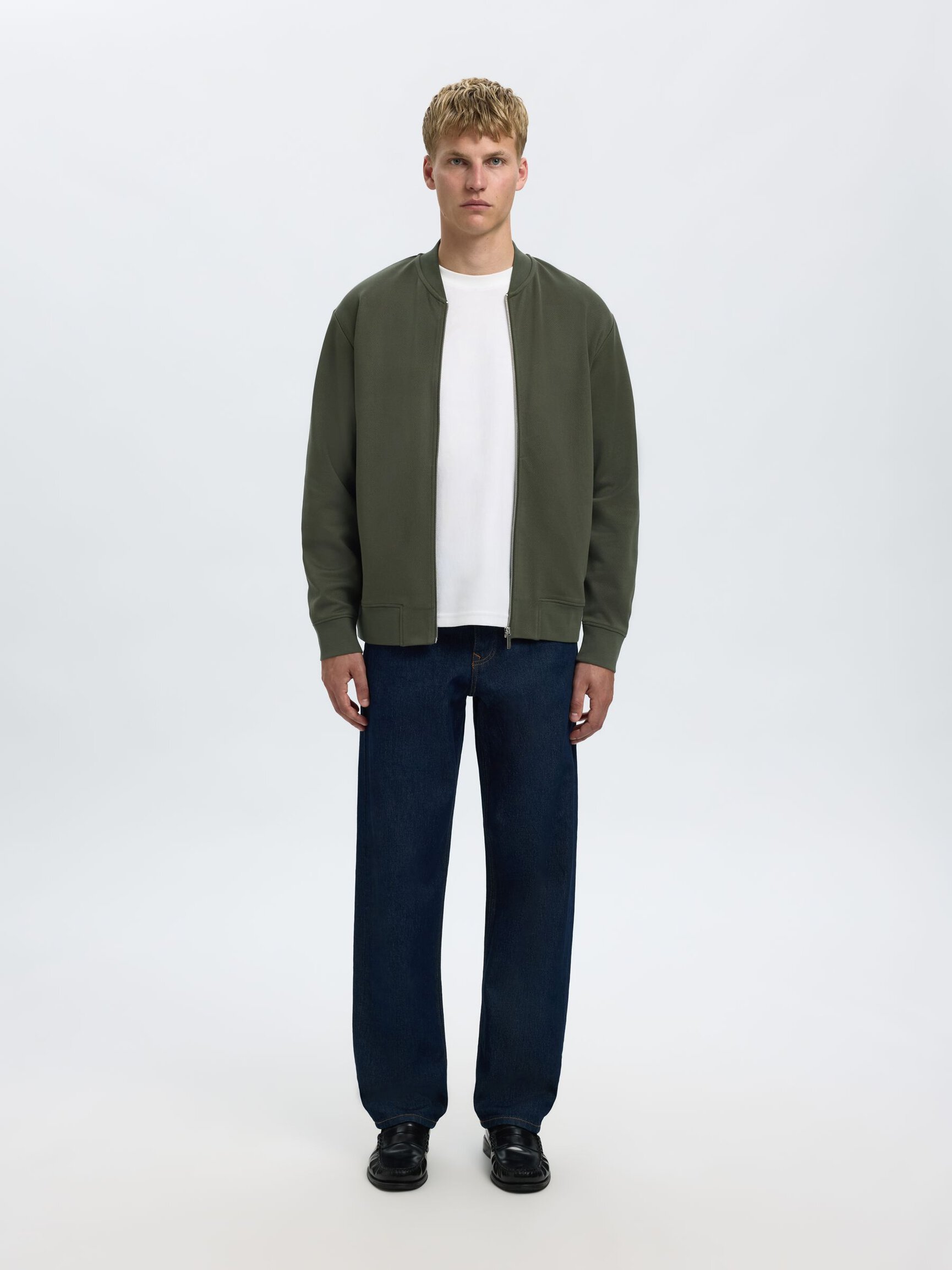 KARDIGAN Z DZIANINY DRESOWEJ