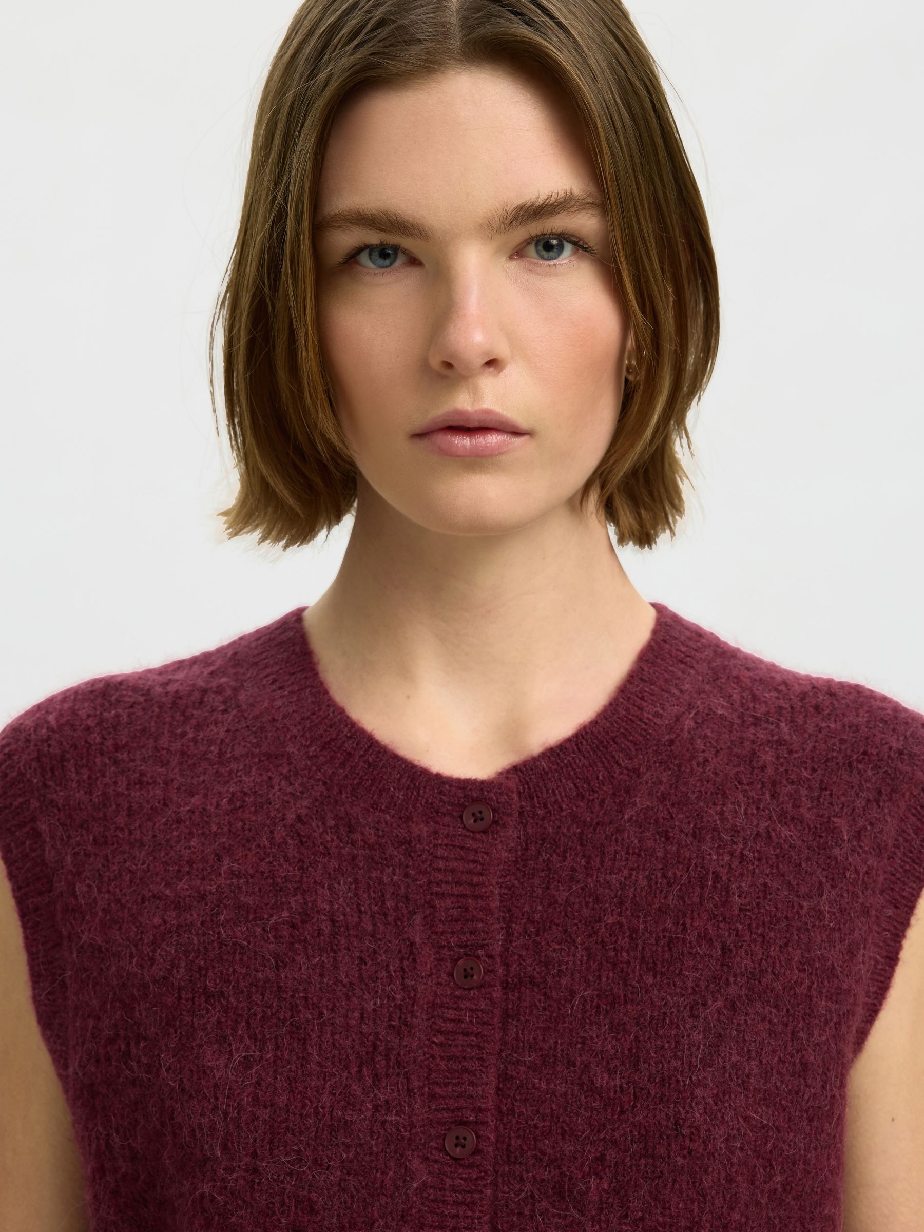 WOOL BLEND  WAISTCOAT