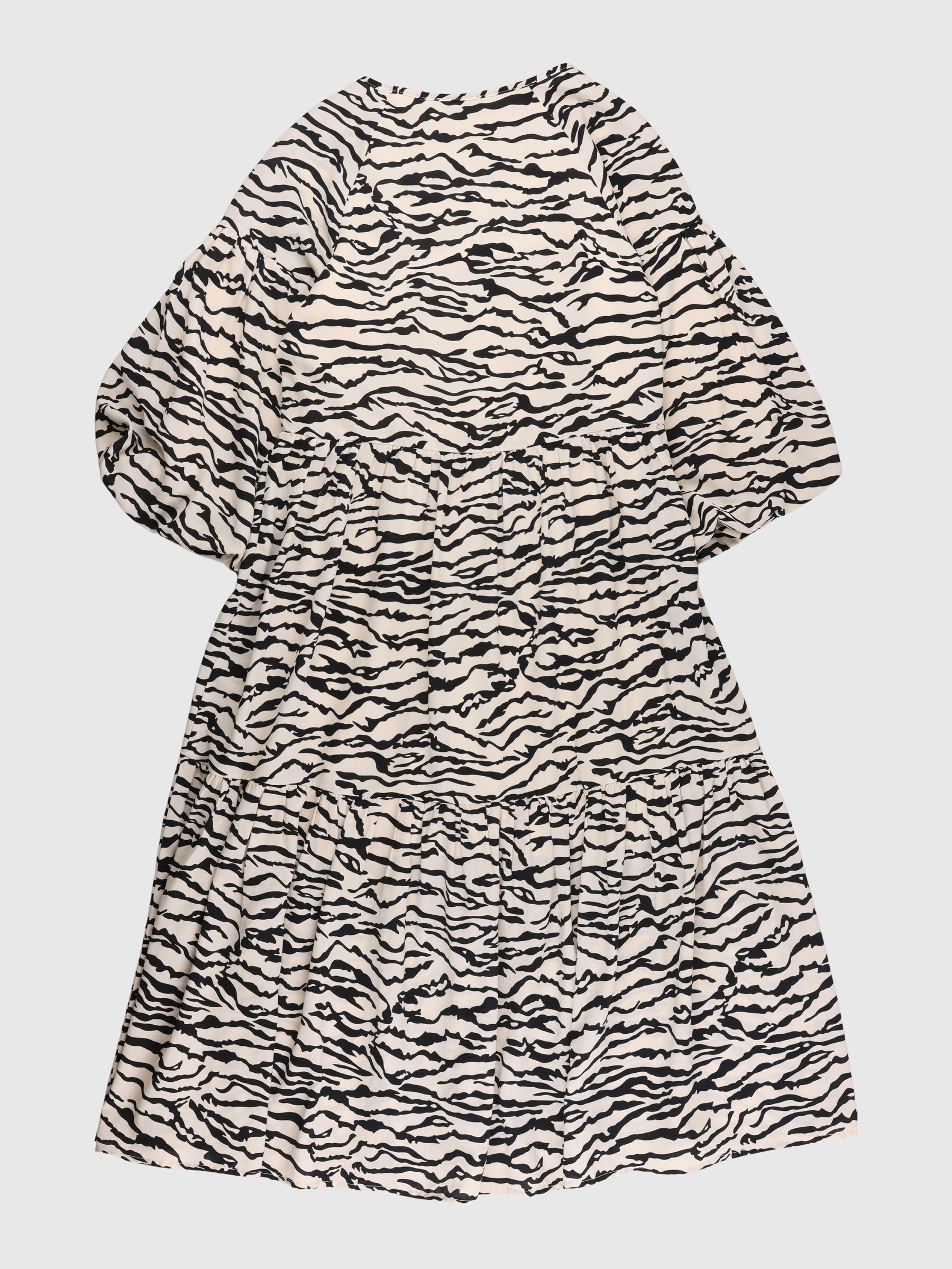 ZEBRAPRINT BALLONÆRME - KJOLE