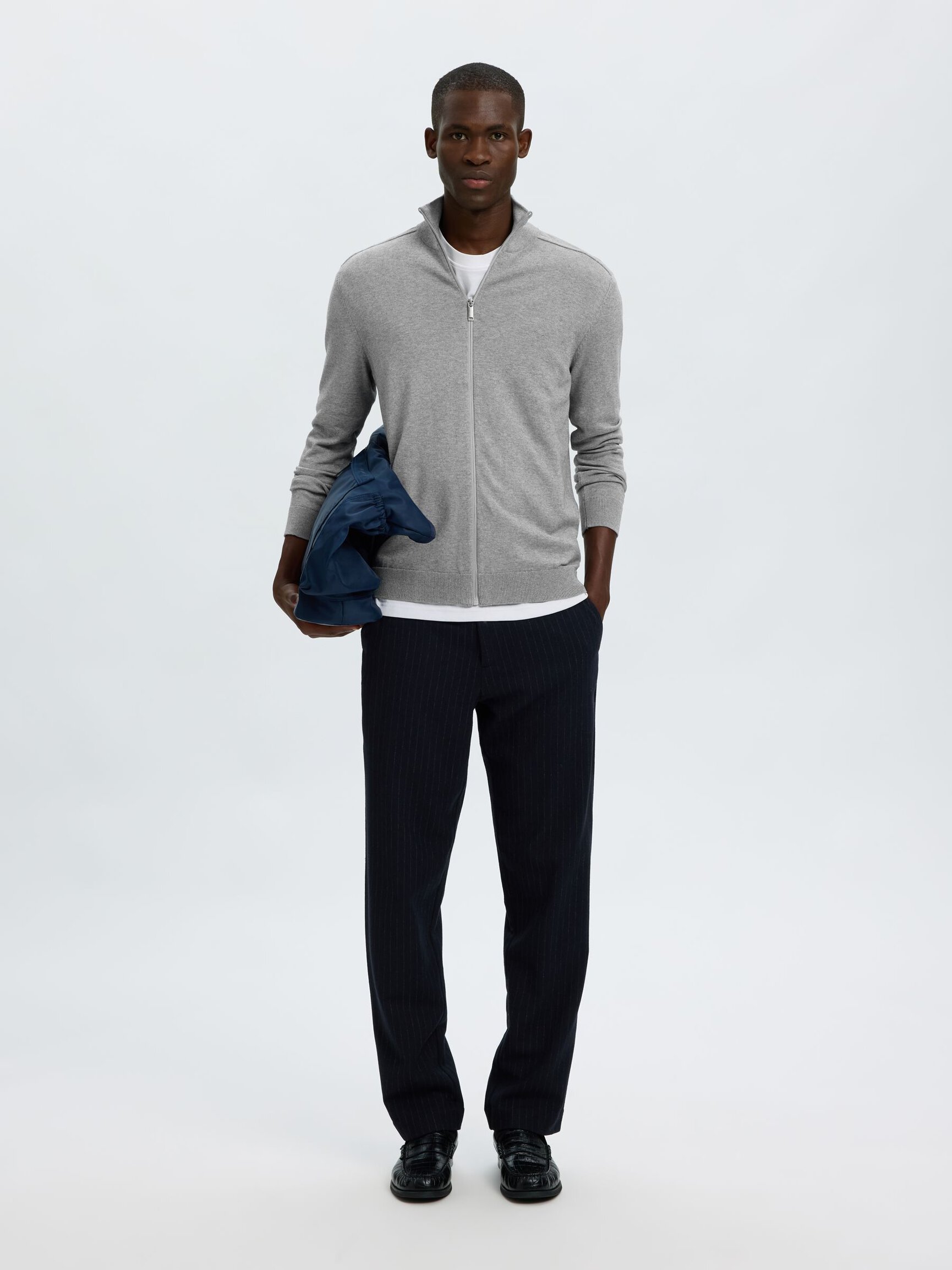 ZIP-UP CARDIGAN