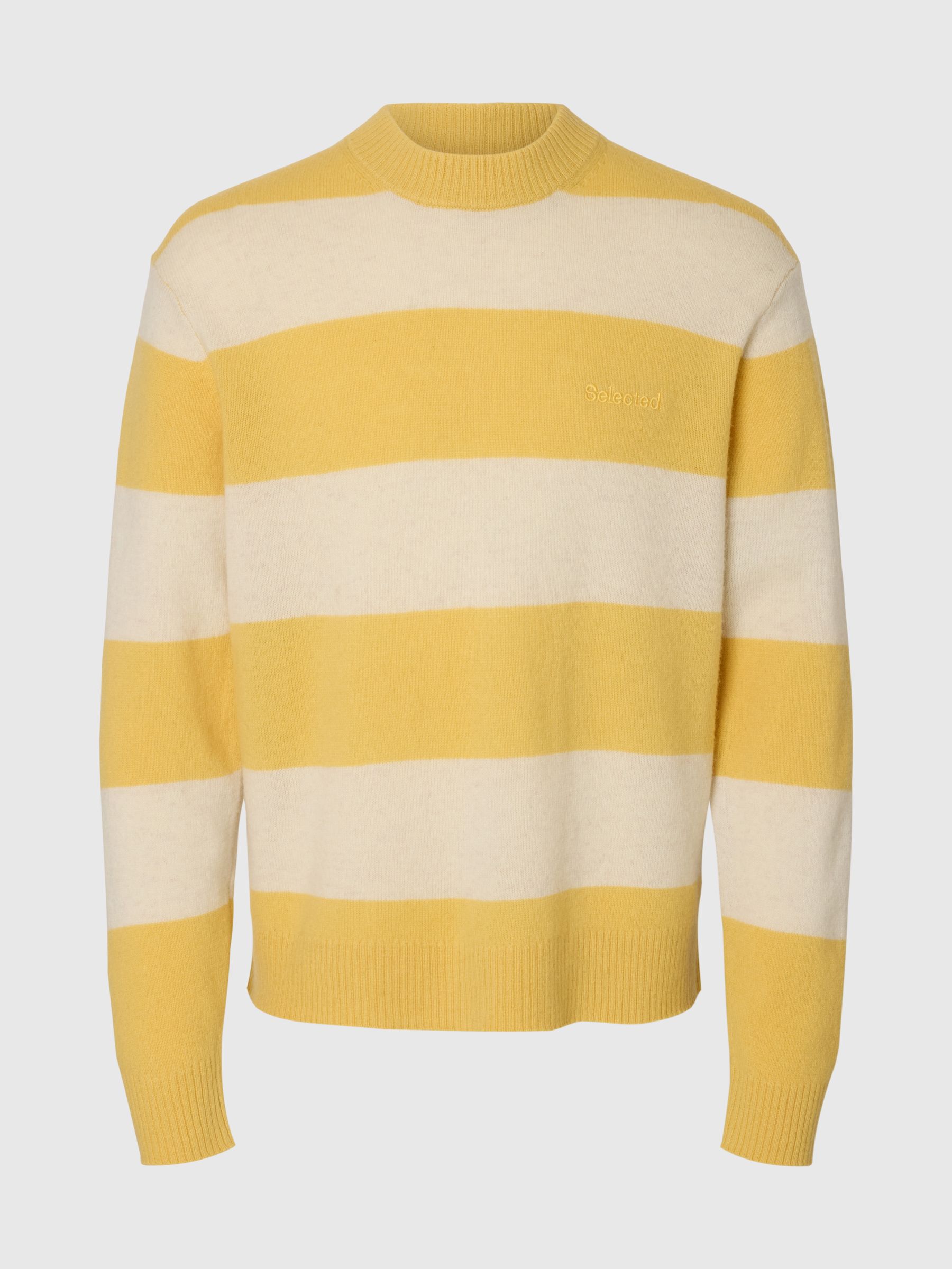 100% WOOL CREWNECK JUMPER