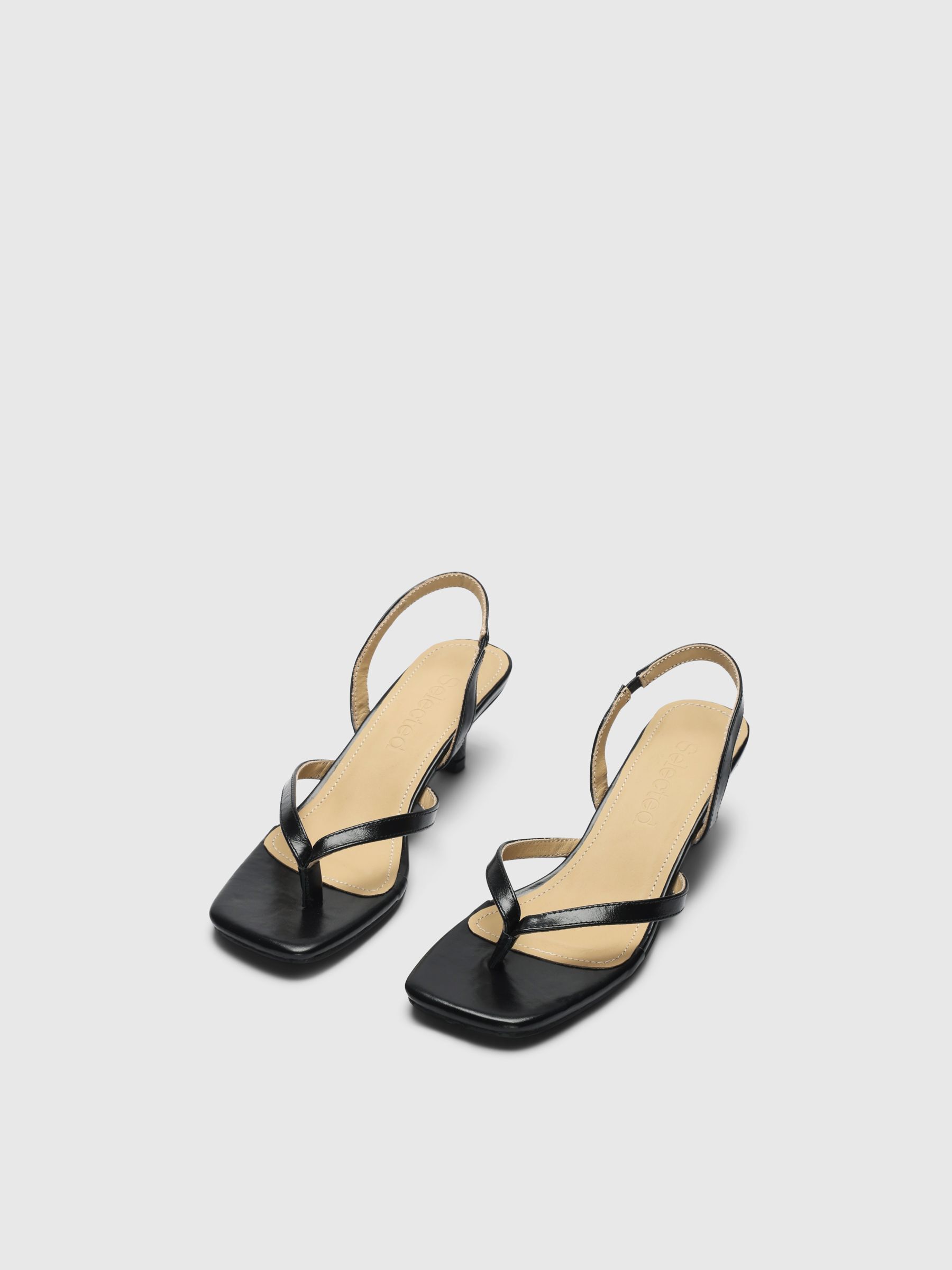 LEDER SANDALEN MIT BREITEN RIEMEN