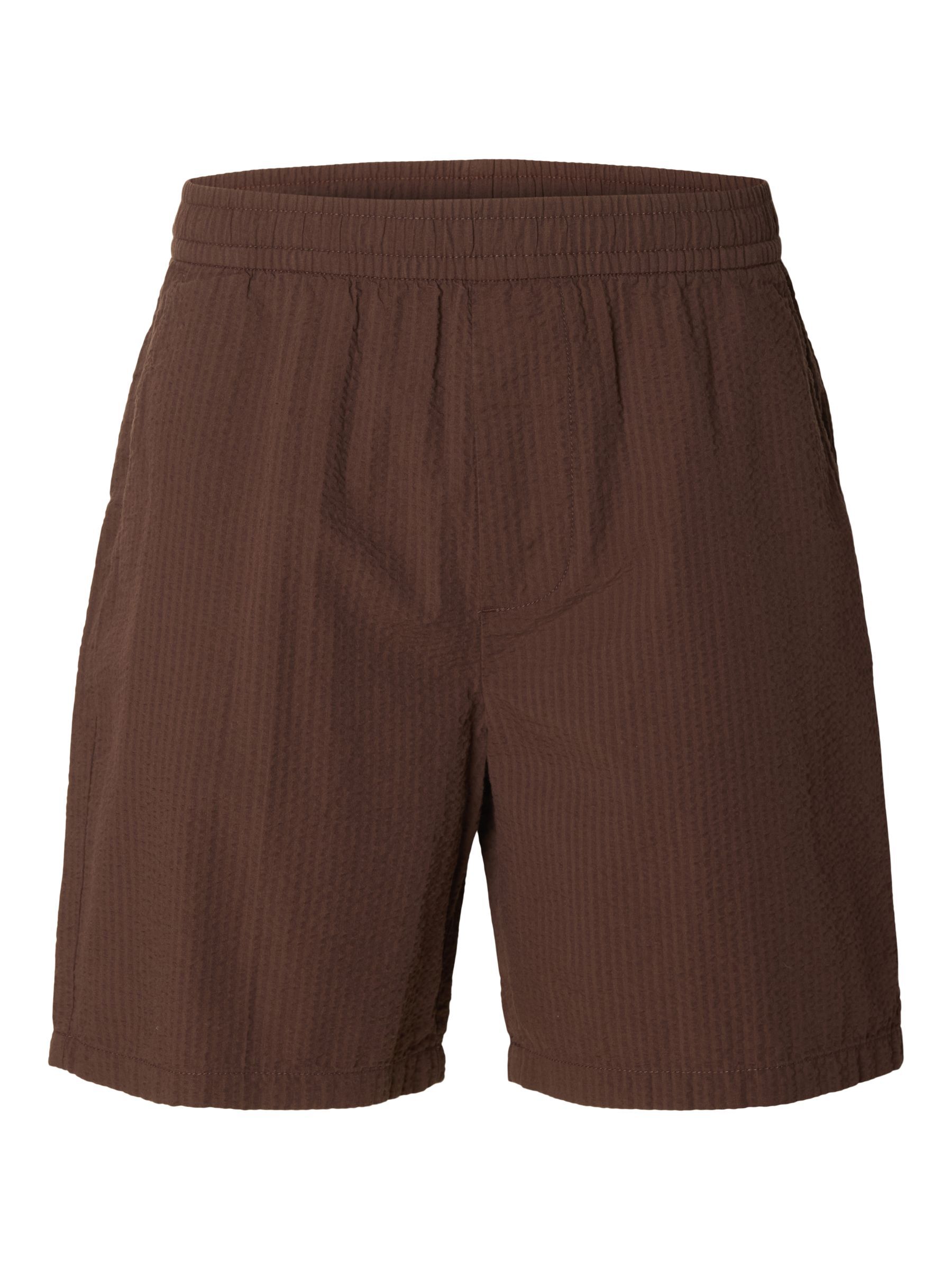REGULAR FIT SEERSUCKER SHORTS