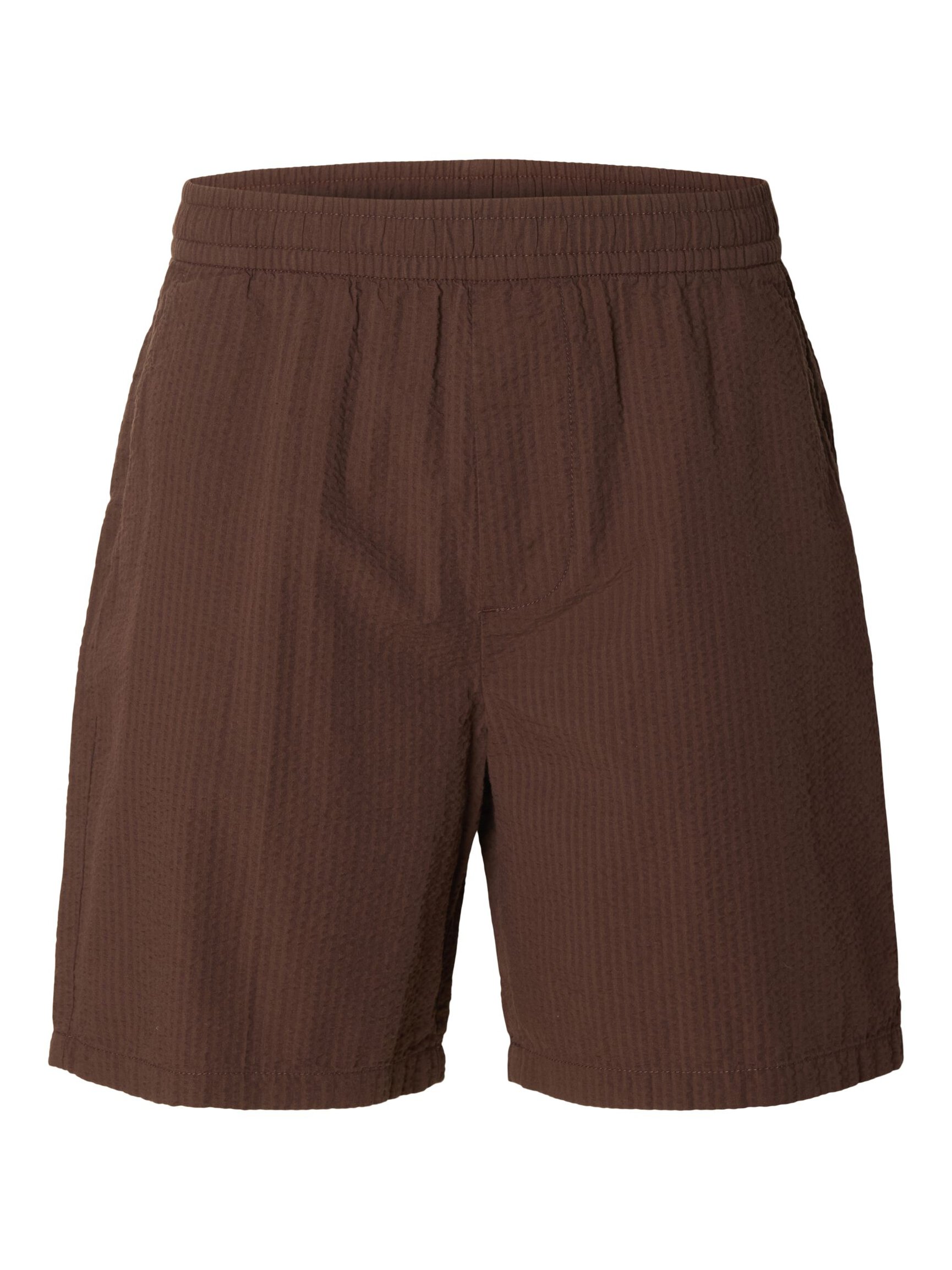 REGULAR FIT SEERSUCKER SHORTS