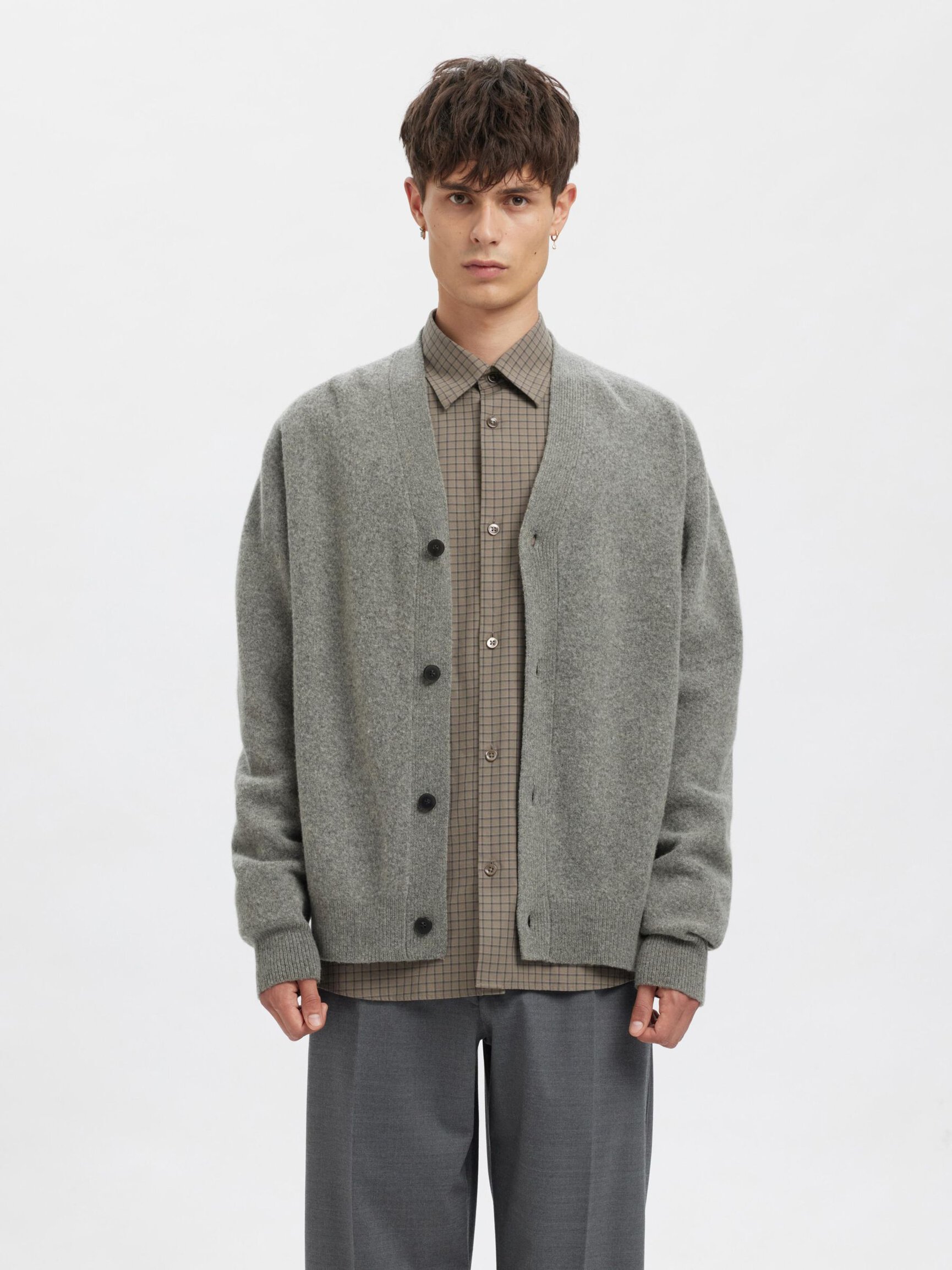 MERINO WOOL CARDIGAN