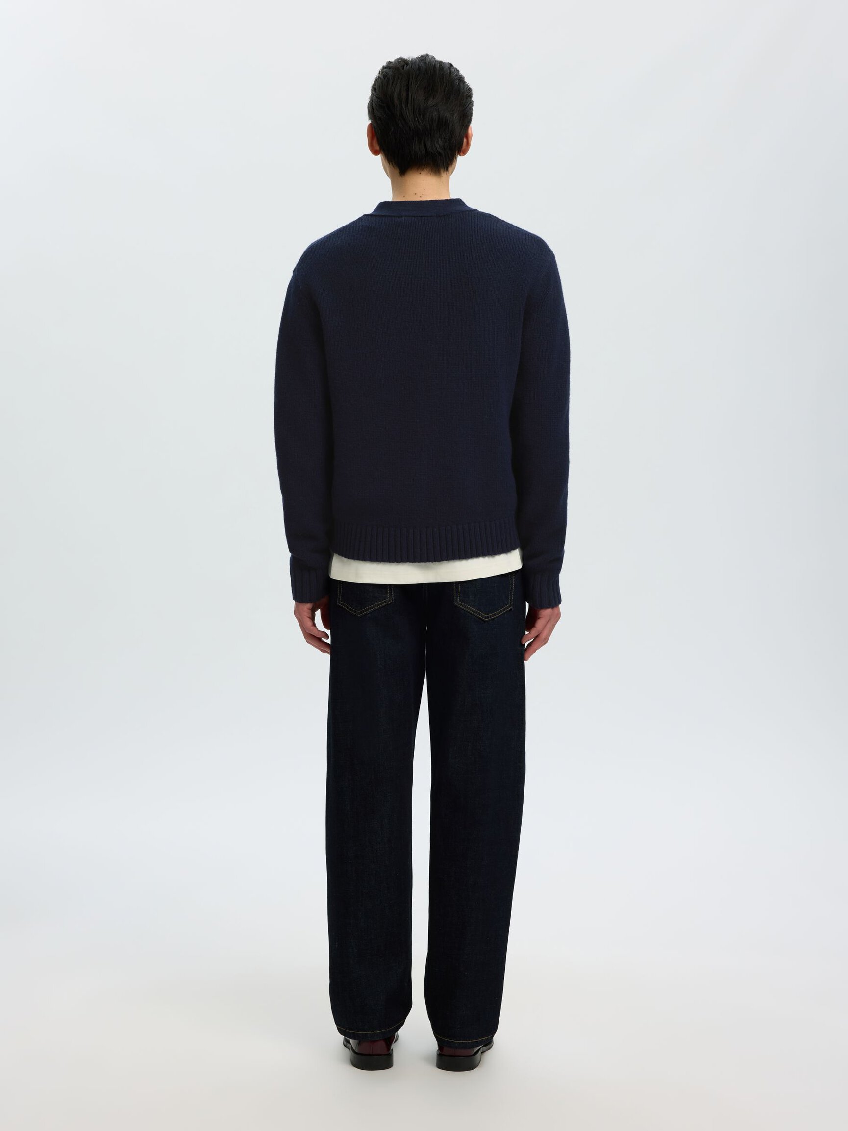 RELAXED FIT ULDBLANDING CARDIGAN