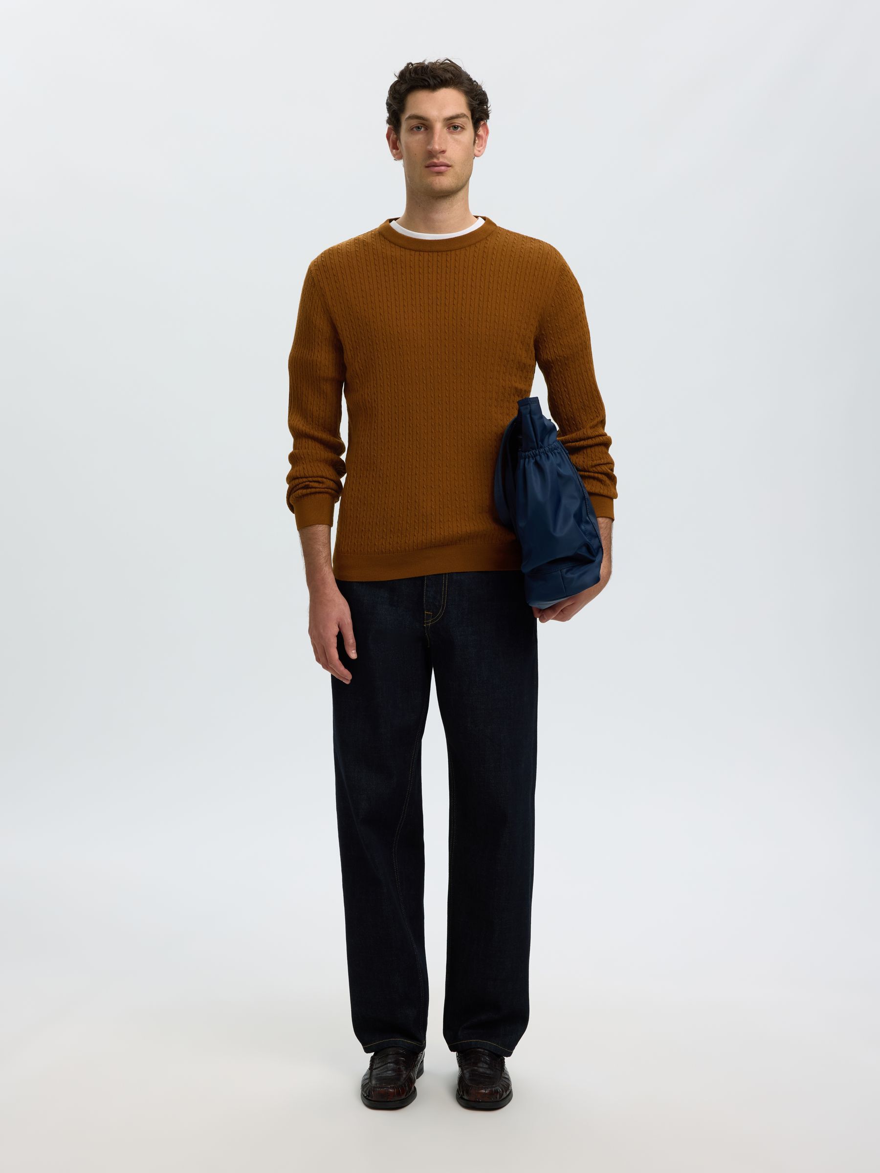 100% MERINO WOOL KNITTED PULLOVER