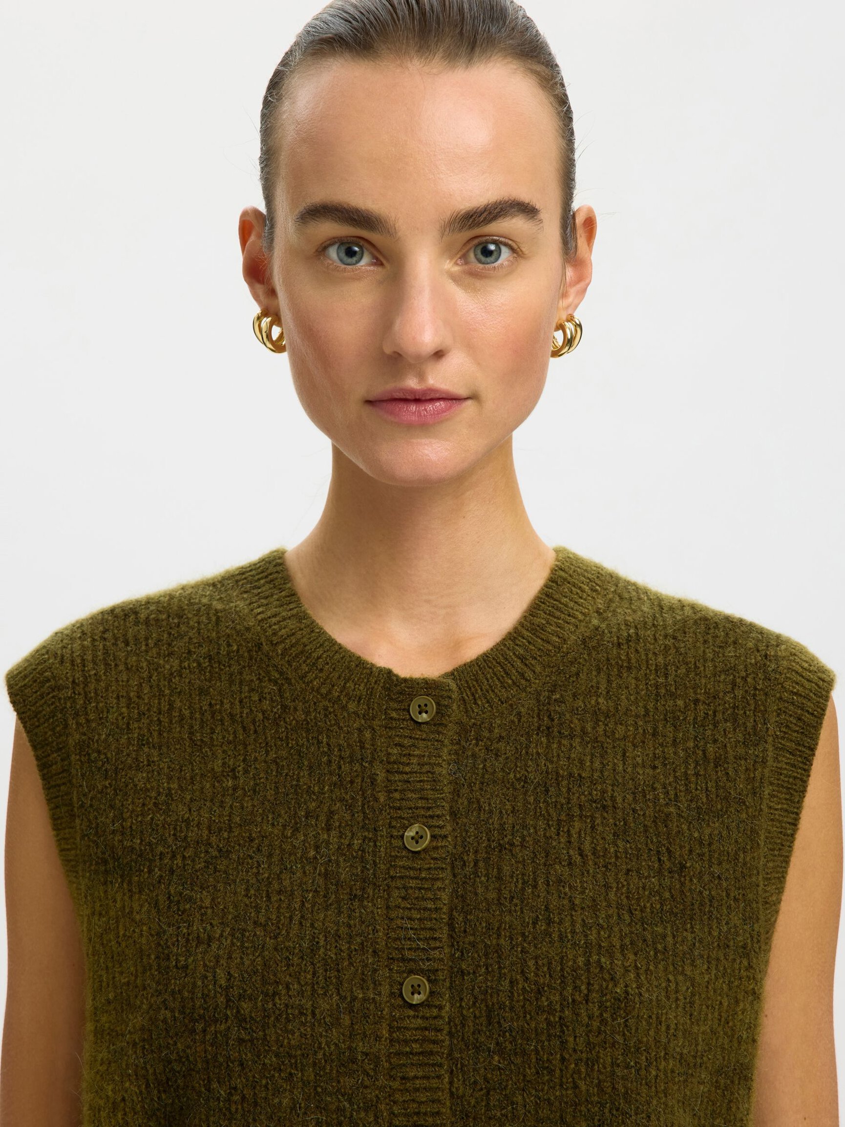WOOL BLEND WAISTCOAT