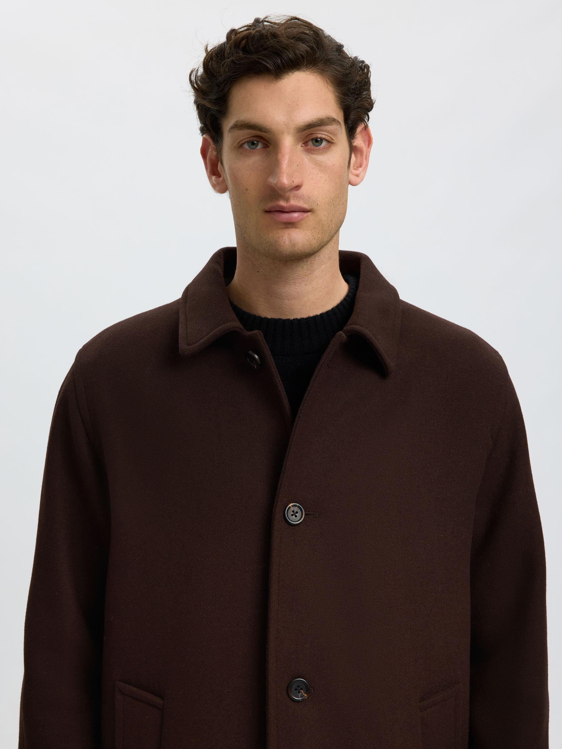 WOOL BLEND COAT