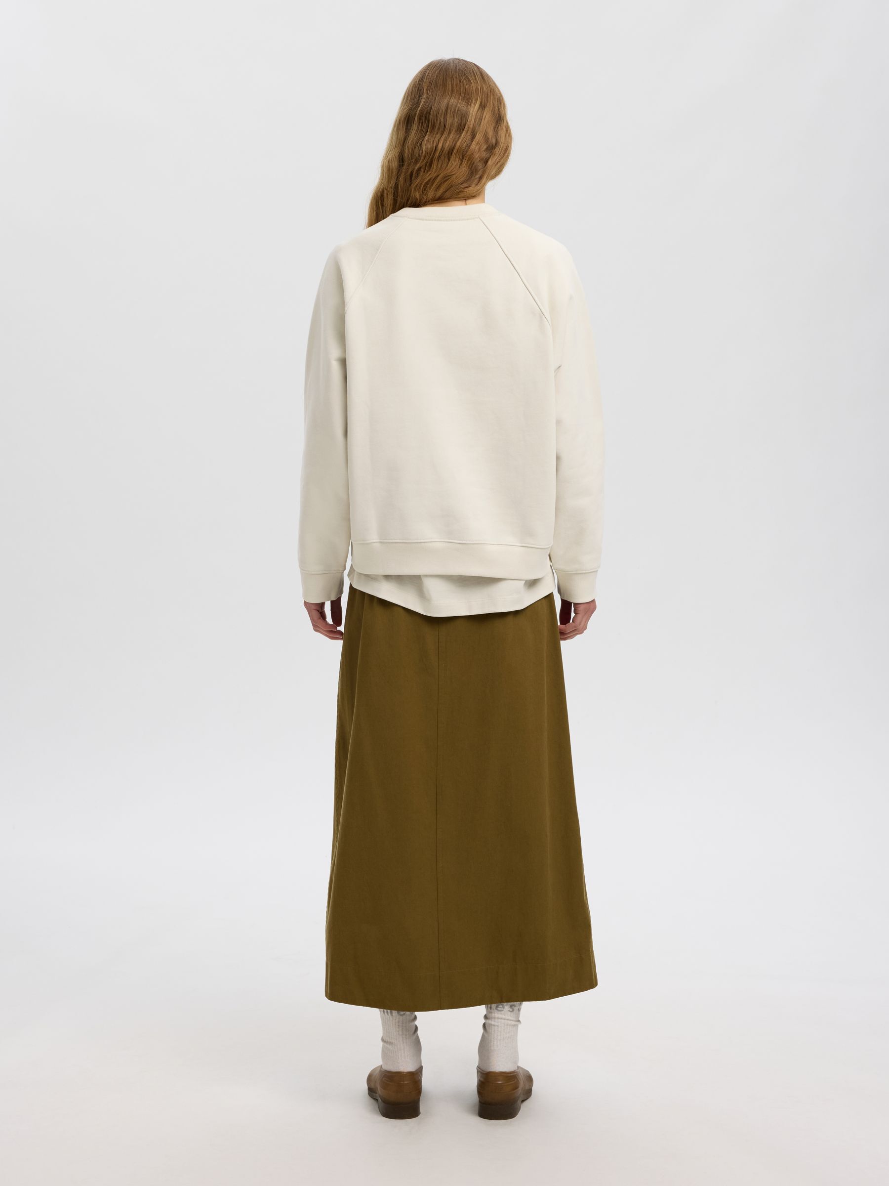ORGANIC COTTON LONG SLEEVED SWEATSHIRT