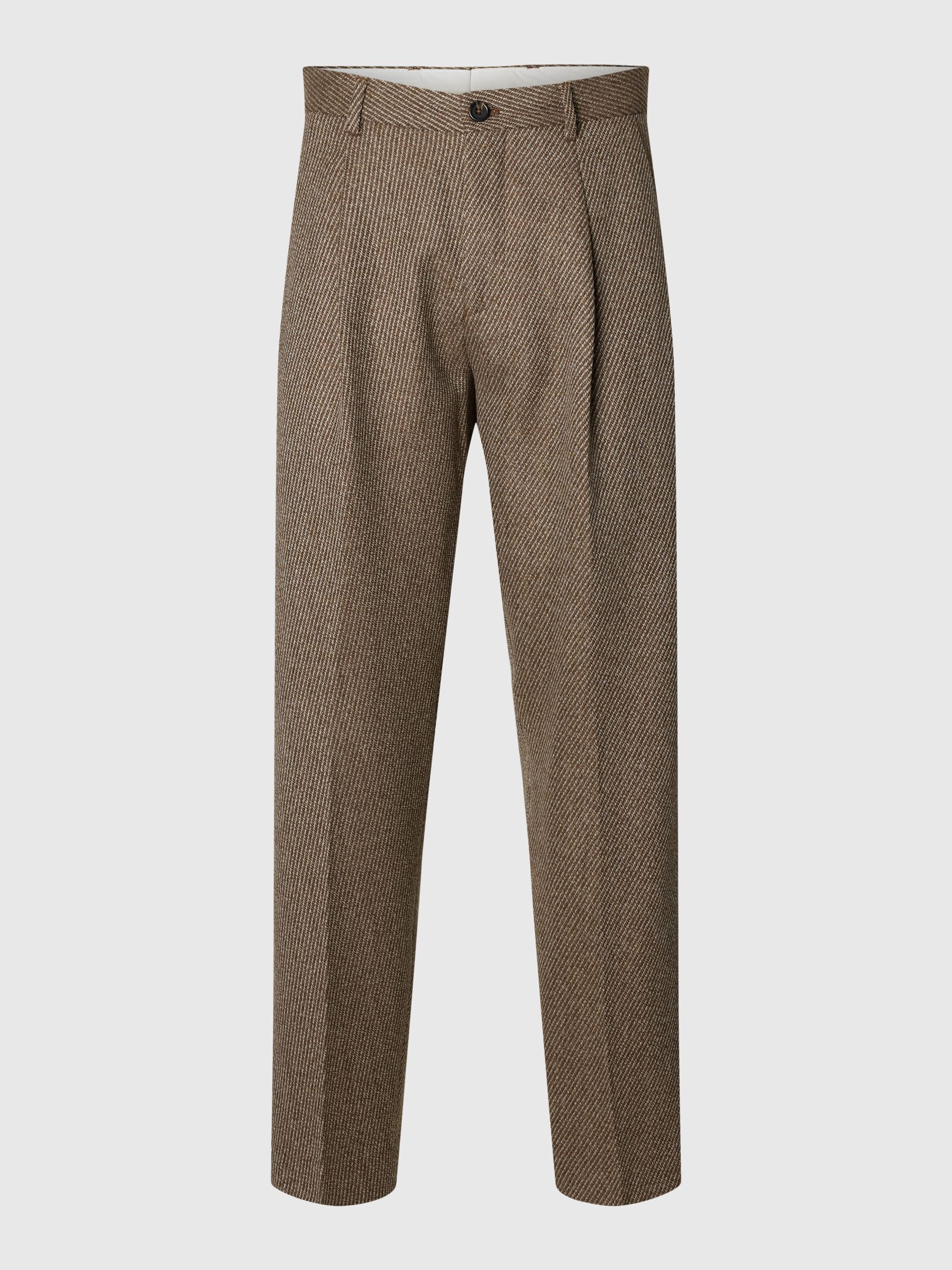 WOOL LOOSE-FIT TROUSERS