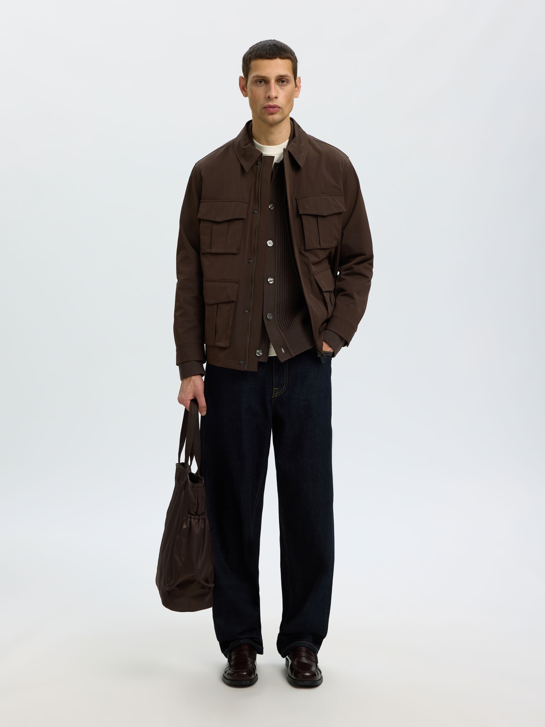 COTTON POLO CARDIGAN