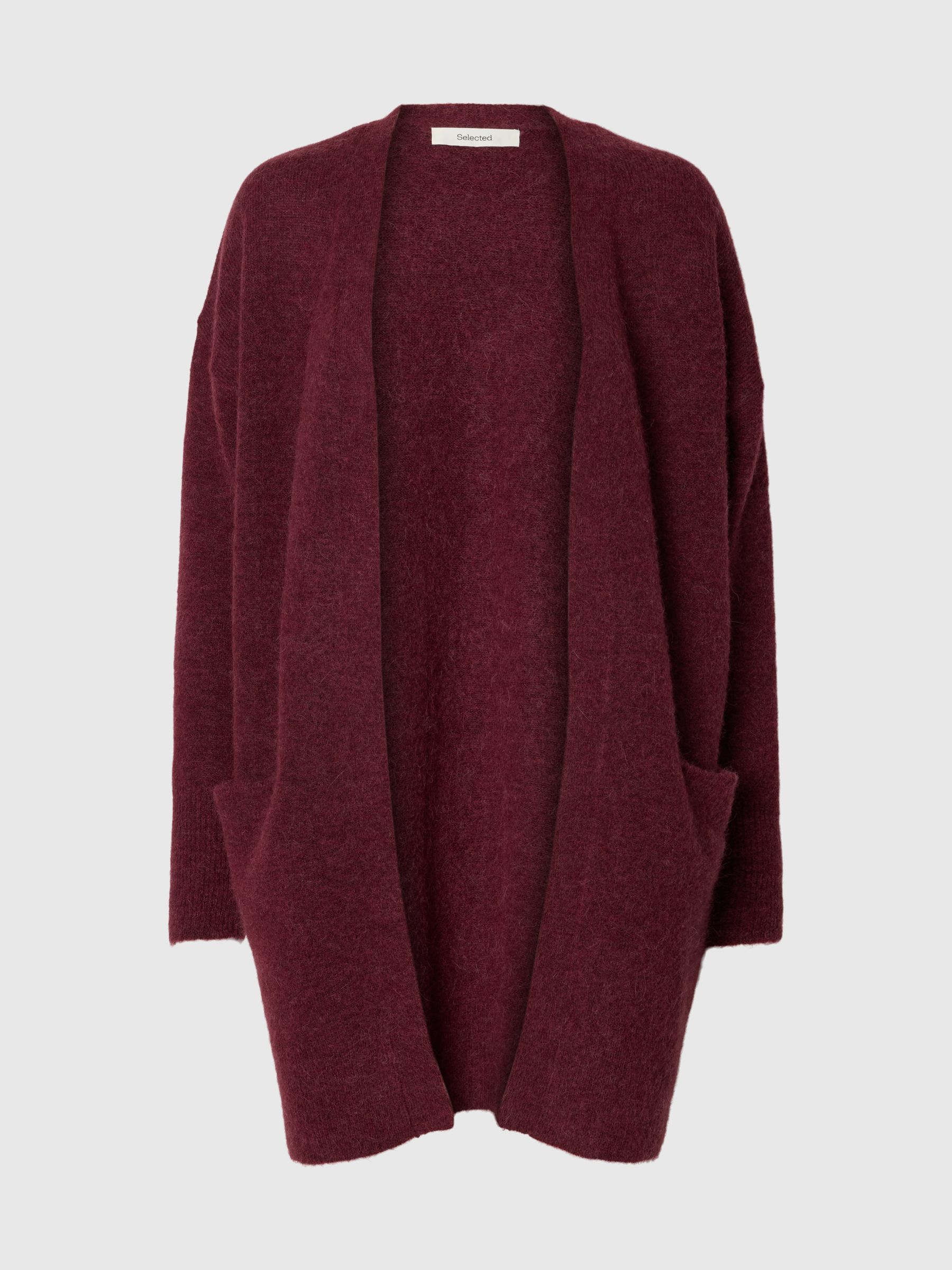LANGE STRICKJACKE