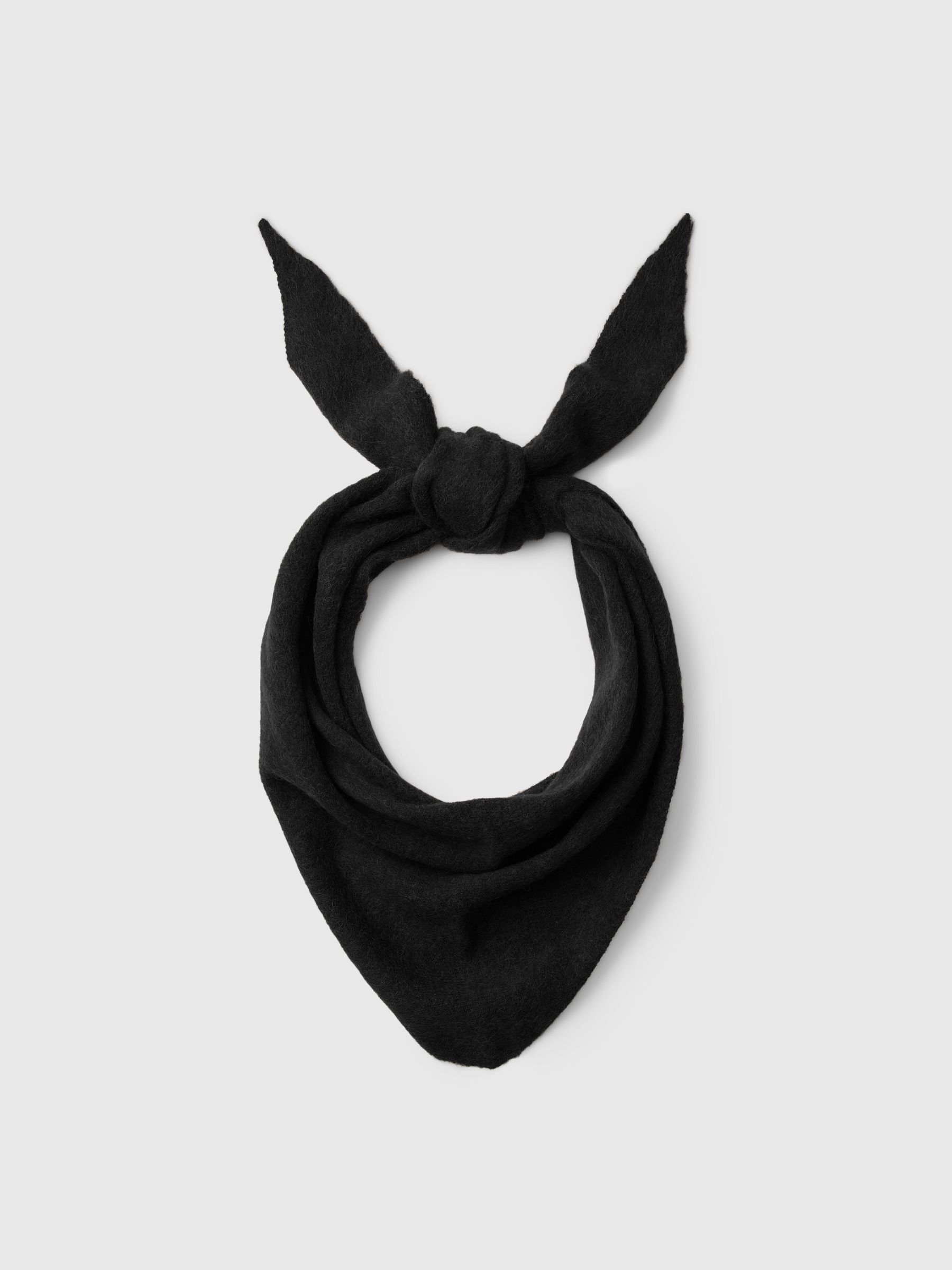 WOOL BLEND TRIANGLE SCARF