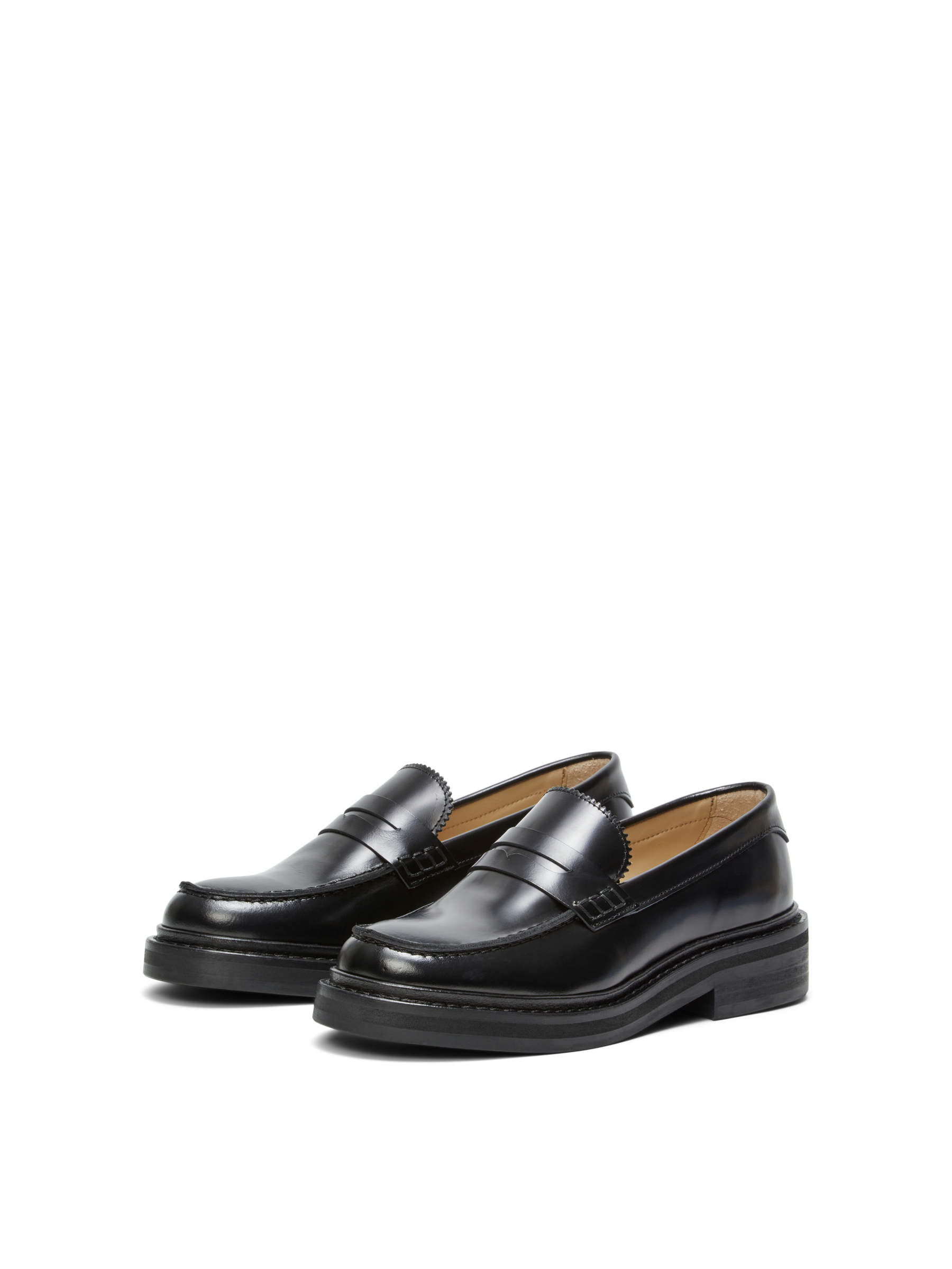 LEATHER LOAFERS