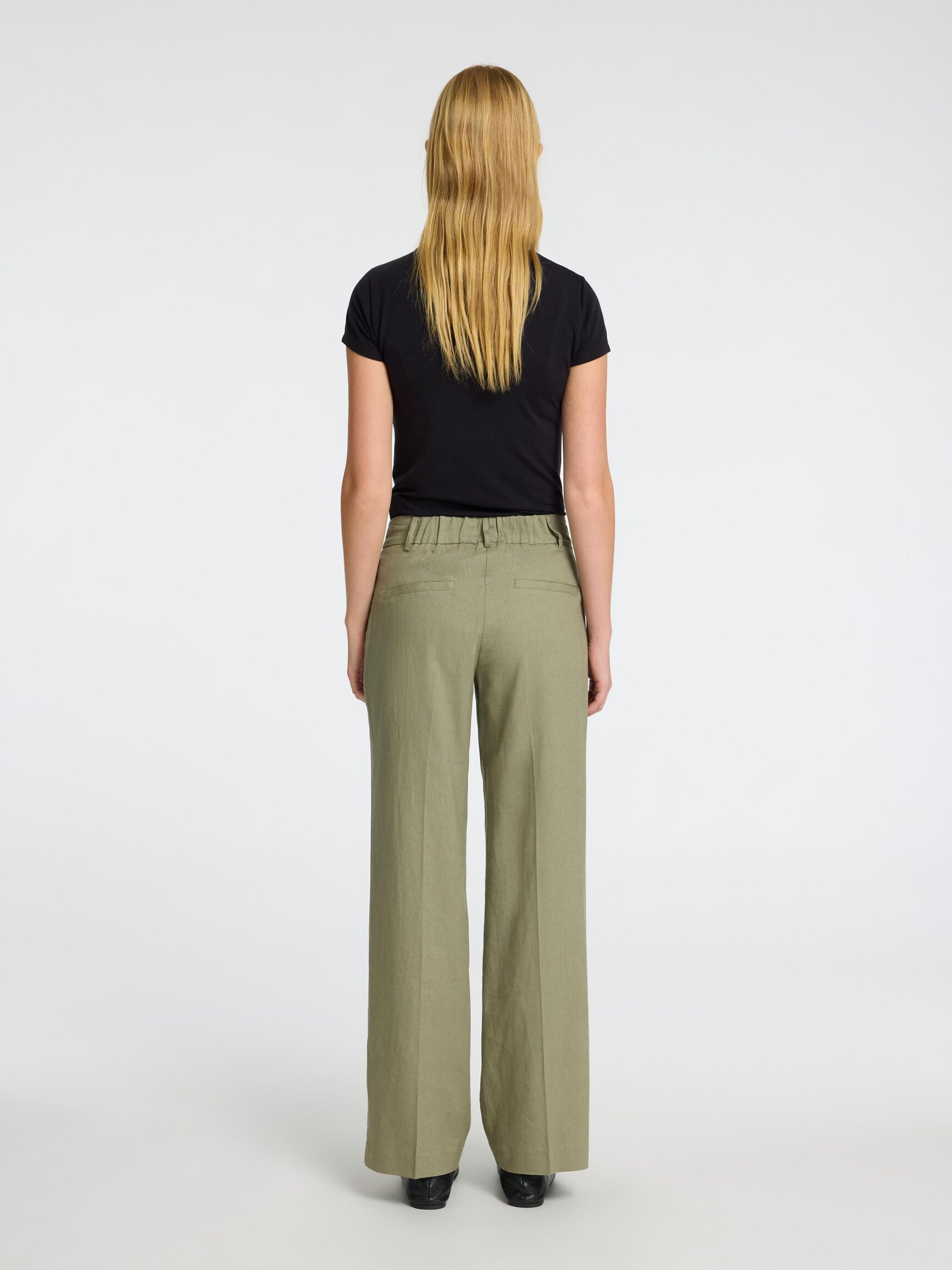 TAILORED WIDE-LEG TROUSERS