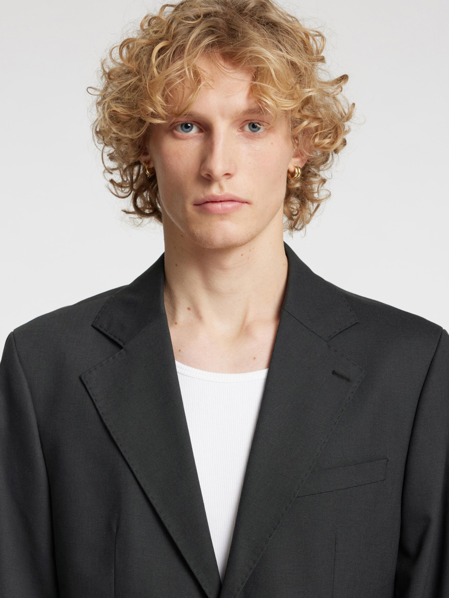 RELAXED FIT WOOL BLAZER