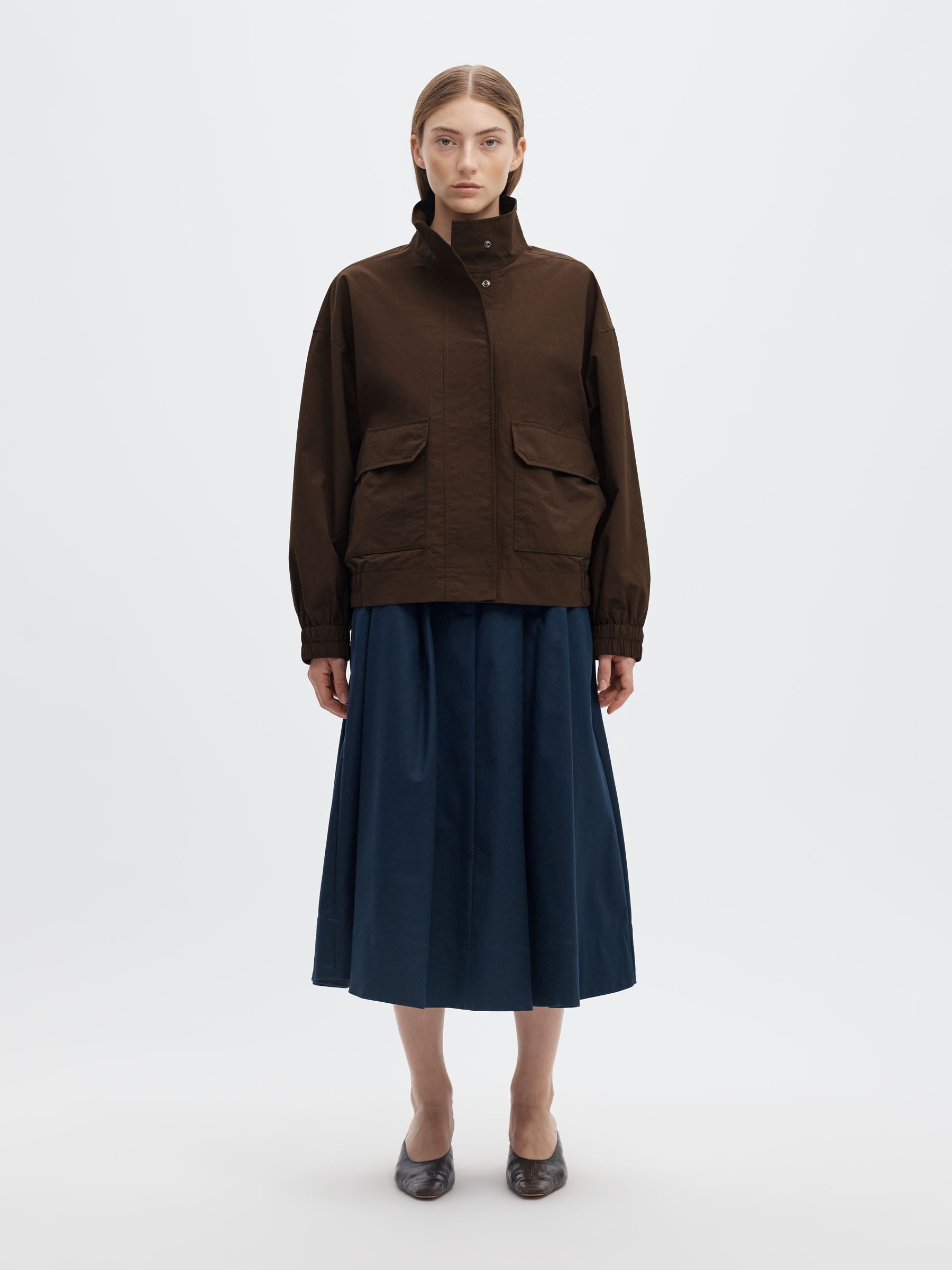SHORT HIGH NECK JACKET